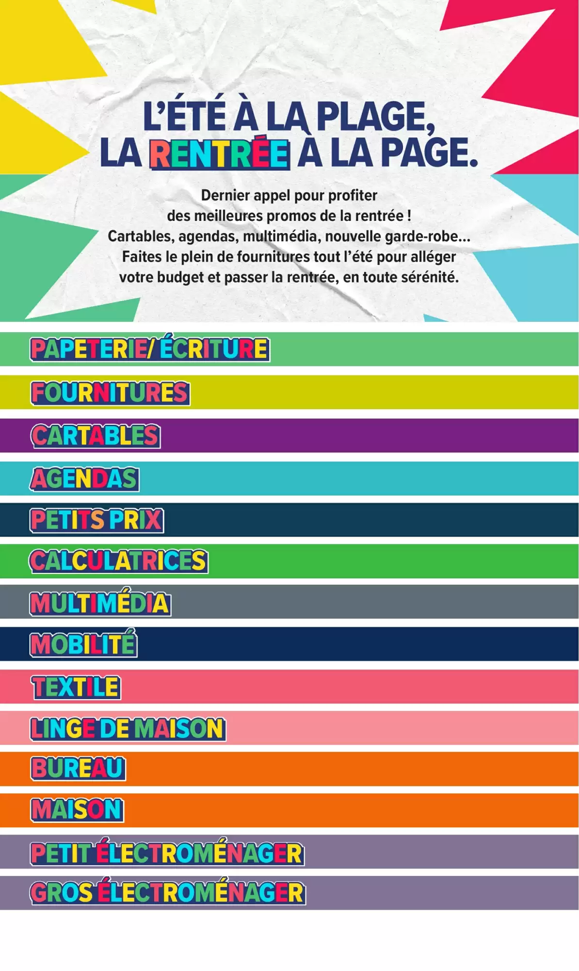 Catalogue Carrefour Du 11 Août Au 24 Août 2026 - Image 1 Rentrée À La Page