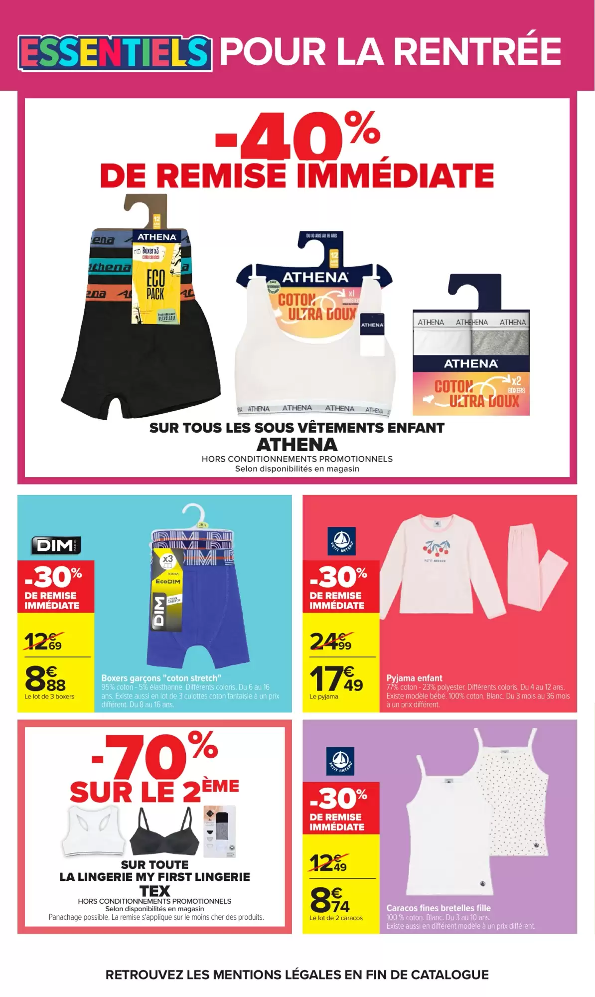 Catalogue Carrefour Du 11 Août Au 24 Août 2026 - Image 4 Rentrée À La Page