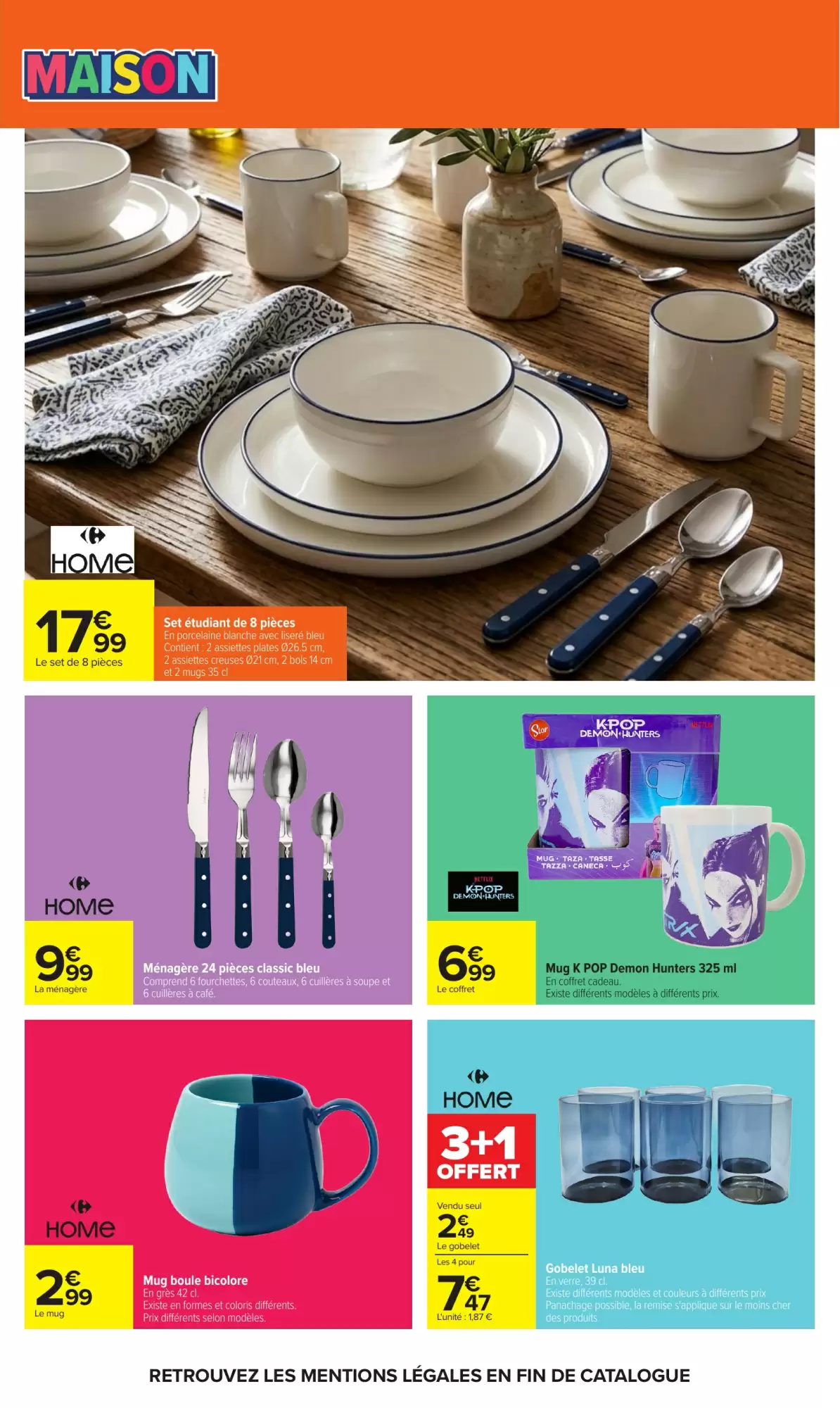 Catalogue Carrefour Du 11 Août Au 24 Août 2026 - Image 1 Rentrée À La Page