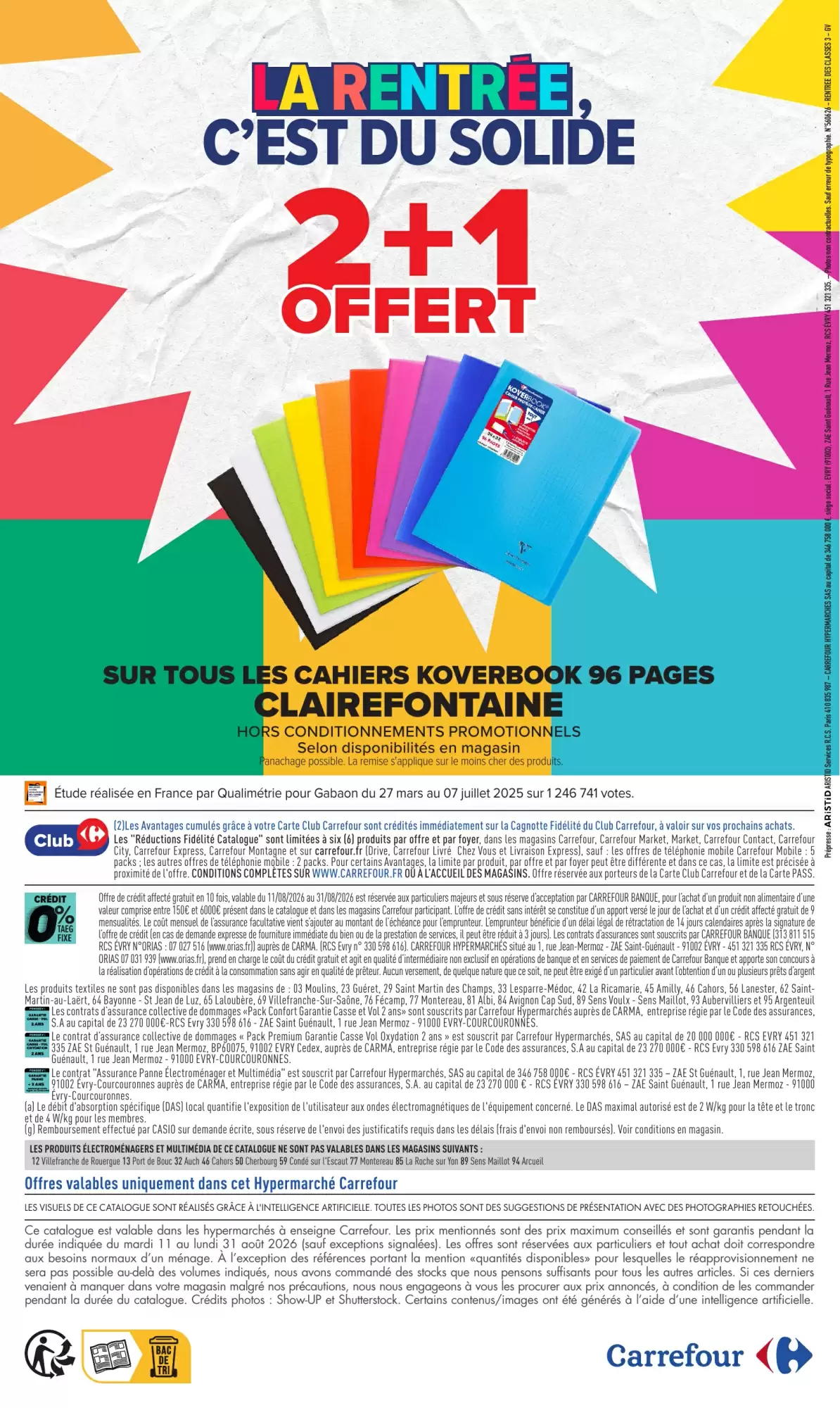 Catalogue Carrefour Du 11 Août Au 24 Août 2026 - Image 2 Rentrée À La Page