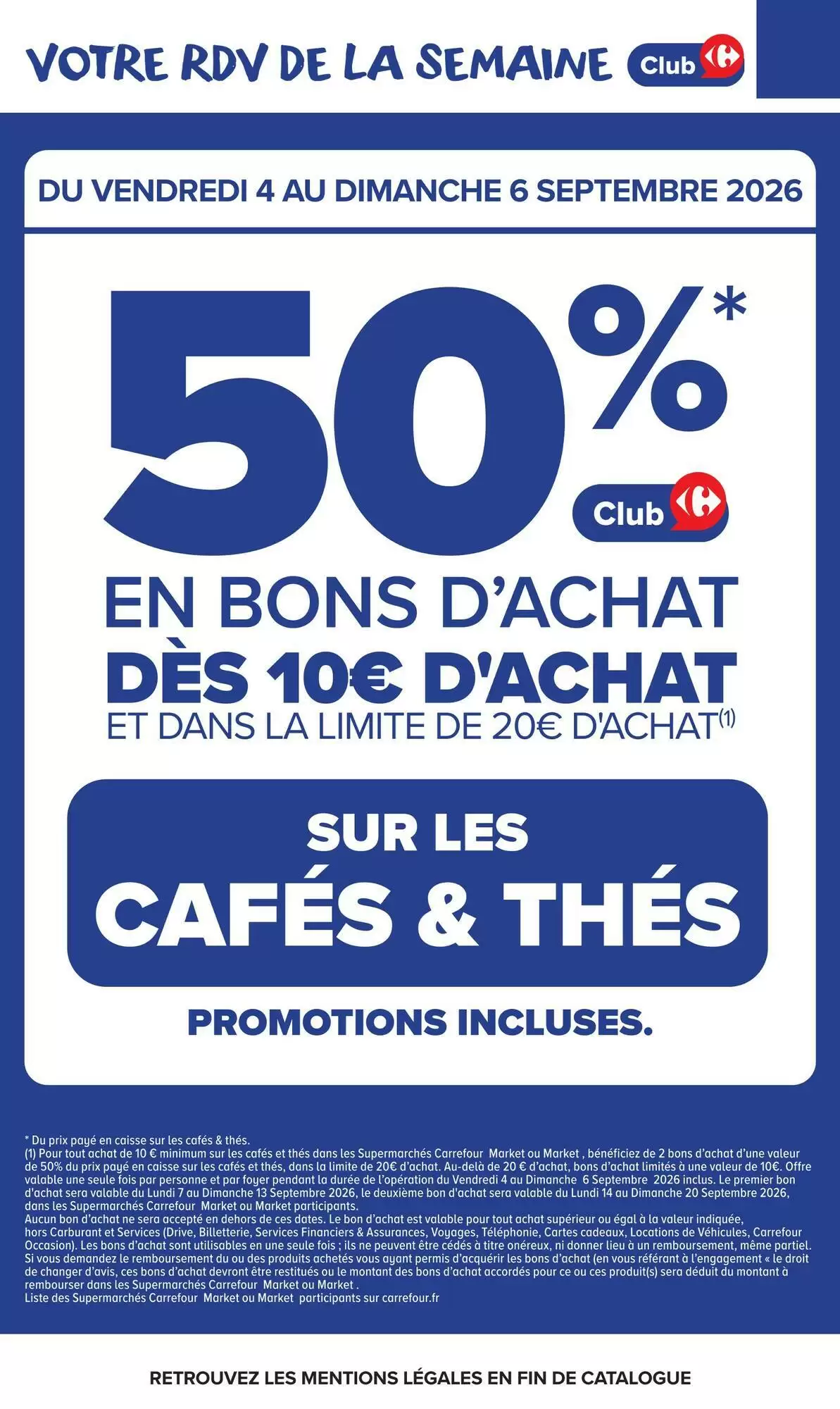 Catalogue Carrefour Market Du 1 Septembre Au 13 Septembre 2026 - Image 4 Du 1 Septembre