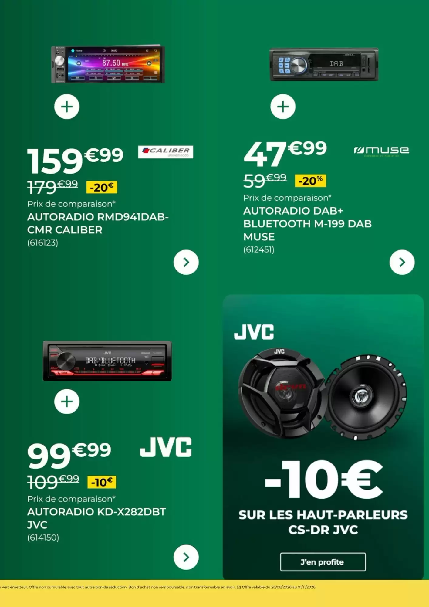 Catalogue Feu Vert Du 26 Août Au 22 Septembre 2026 - Image 1 Du 26 Août