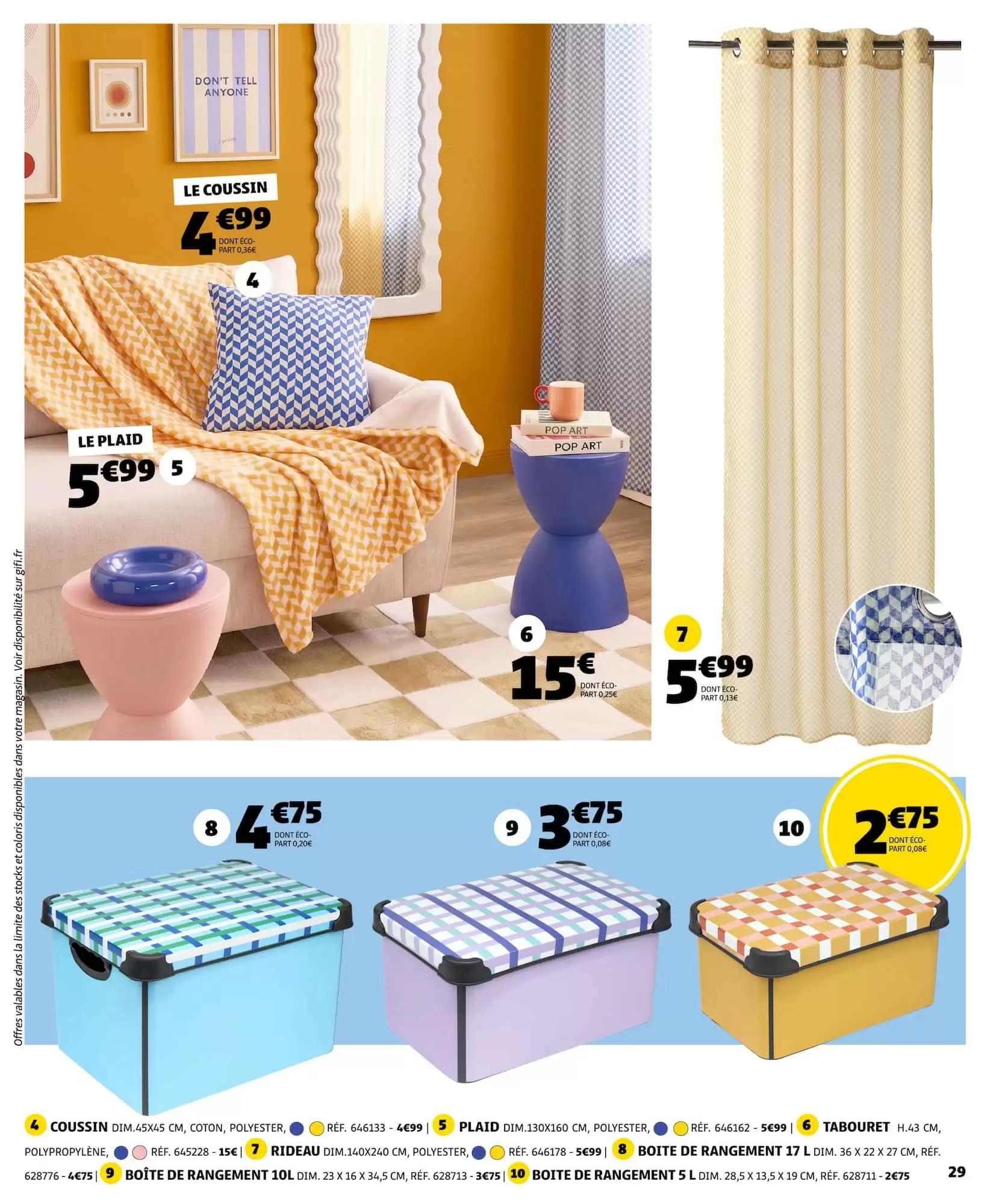 Catalogue Gifi Du 18 Août Au 31 Août 2026 - Image 1 Du 18 Août