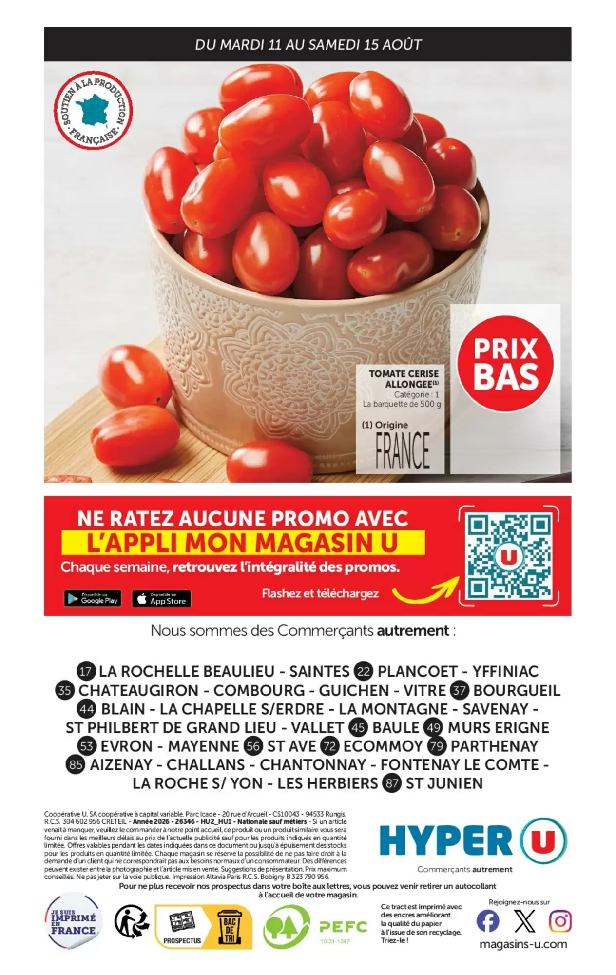 Catalogue Hyper U Du 11 Août Au 23 Août 2026 - Image 2 Du 11 Août