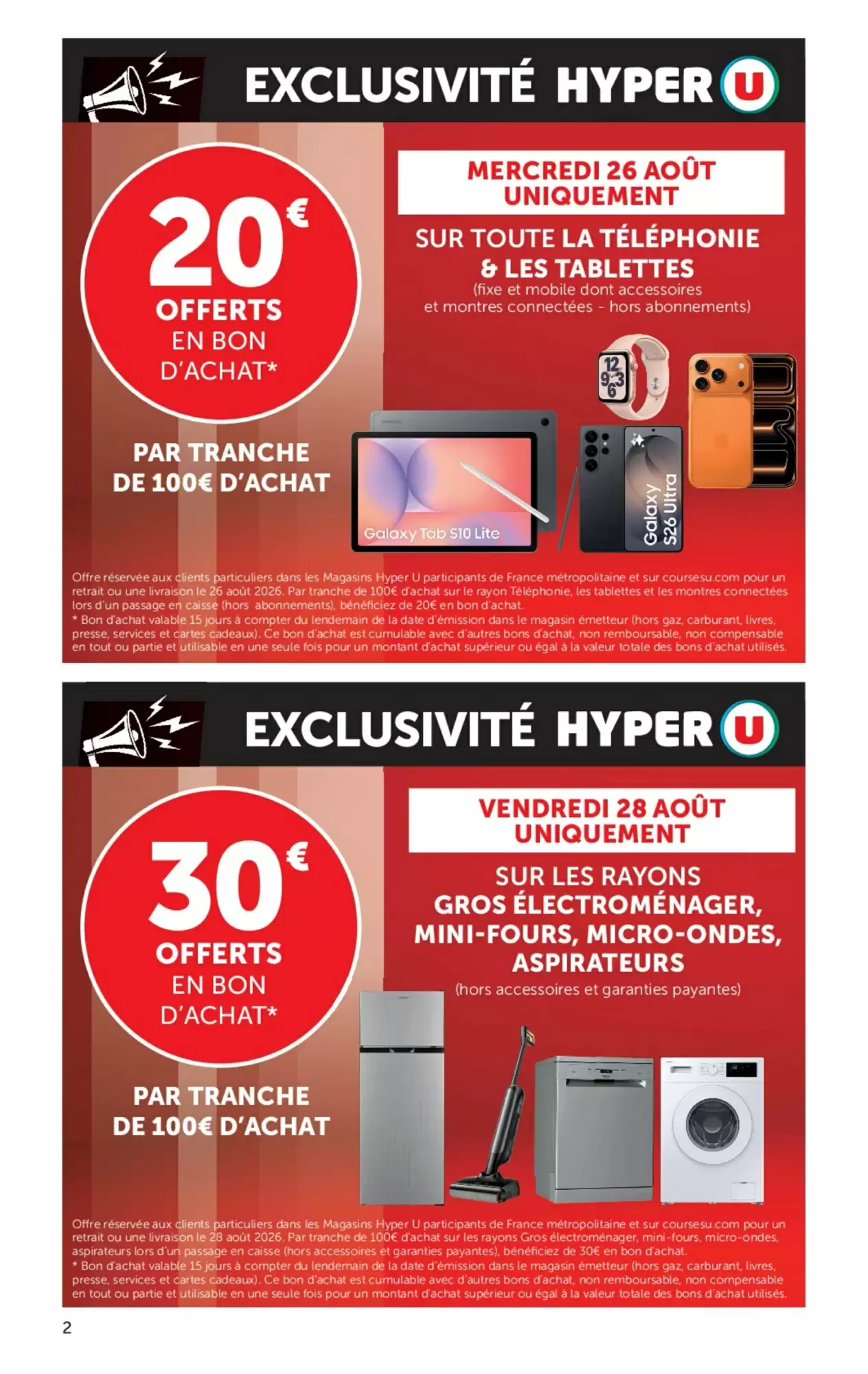 Catalogue Hyper U Du 25 Août Au 6 Septembre 2026 - Image 2 Du 25 Août