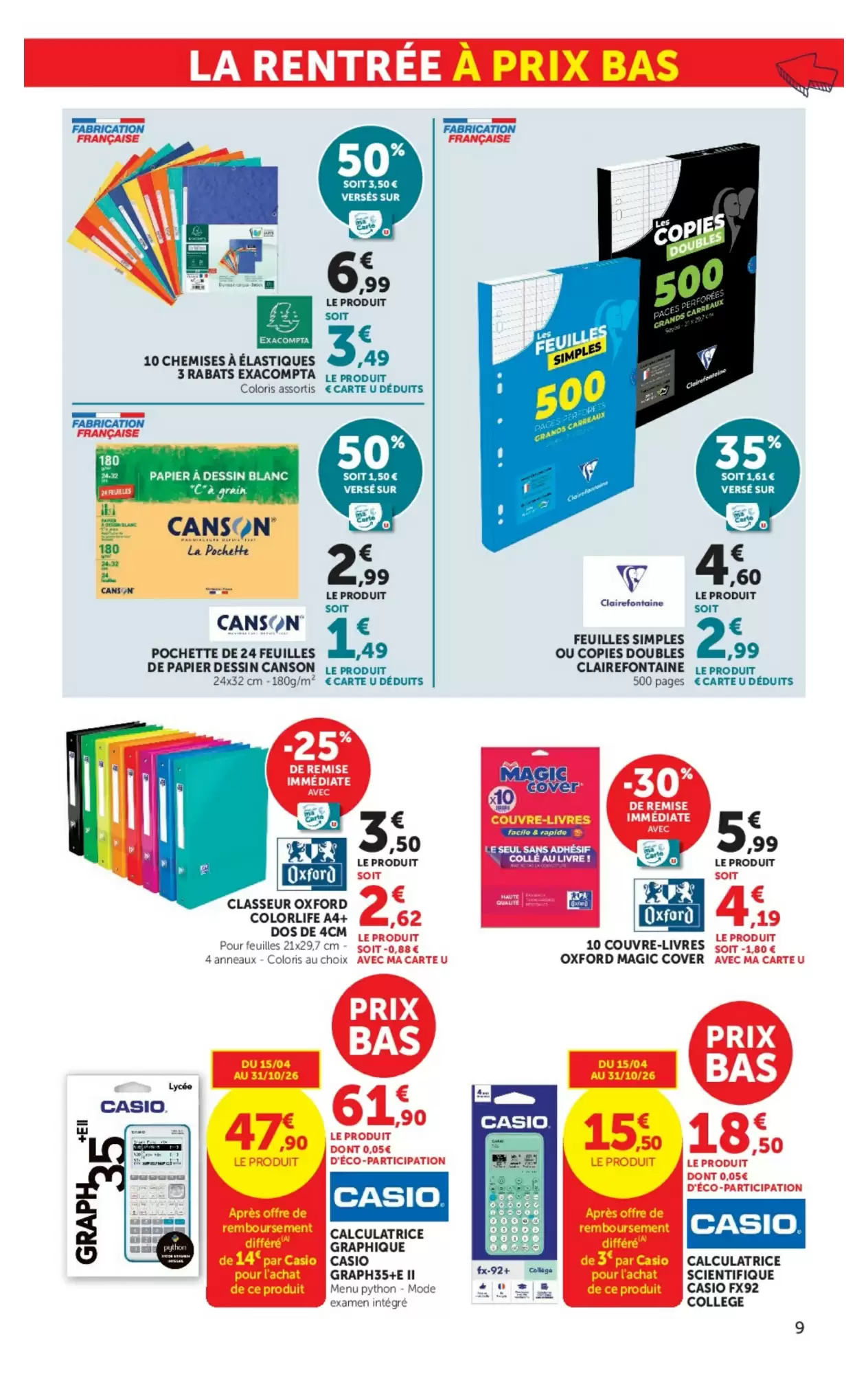 Catalogue Hyper U Du 18 Août Au 30 Août 2026 - Image 3 Du 18 Août