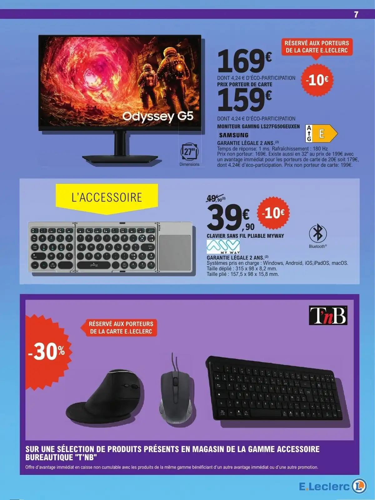 Catalogue Leclerc Du 18 Août Au 30 Août 2026 - Image 1 High Tech Du 18 Août