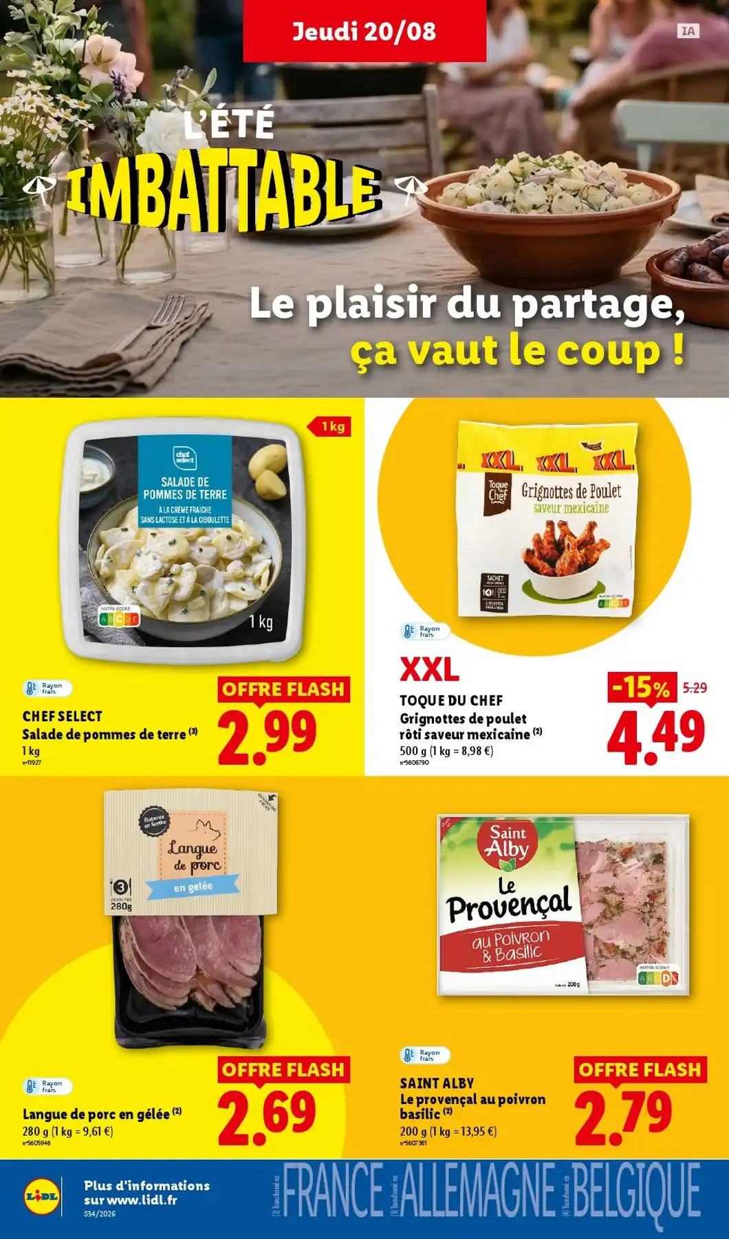 Catalogue Lidl Du 27 Août Au 2 Septembre 2026 - Image 6 Lidl
