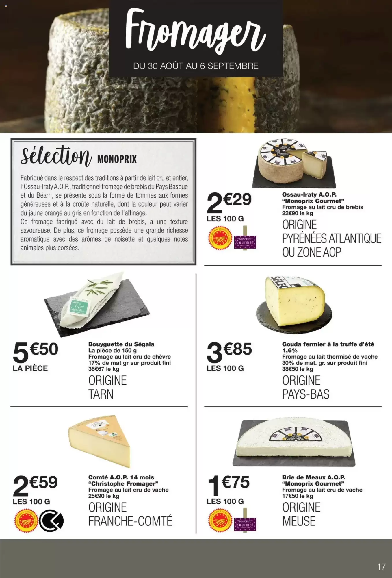 Catalogue Monoprix Du 18 Août Au 30 Août 2026 - Image 1 Monoprix