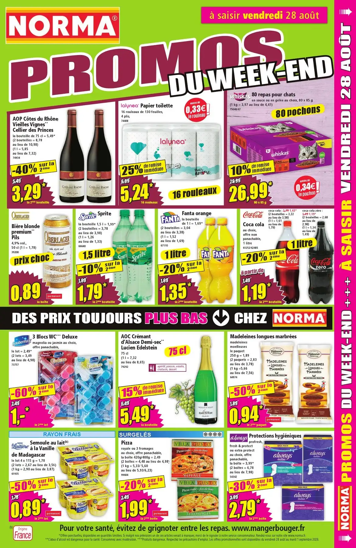 Catalogue Norma Du 26 Août Au 1 Septembre 2026 - Image 1 Du 26 Août