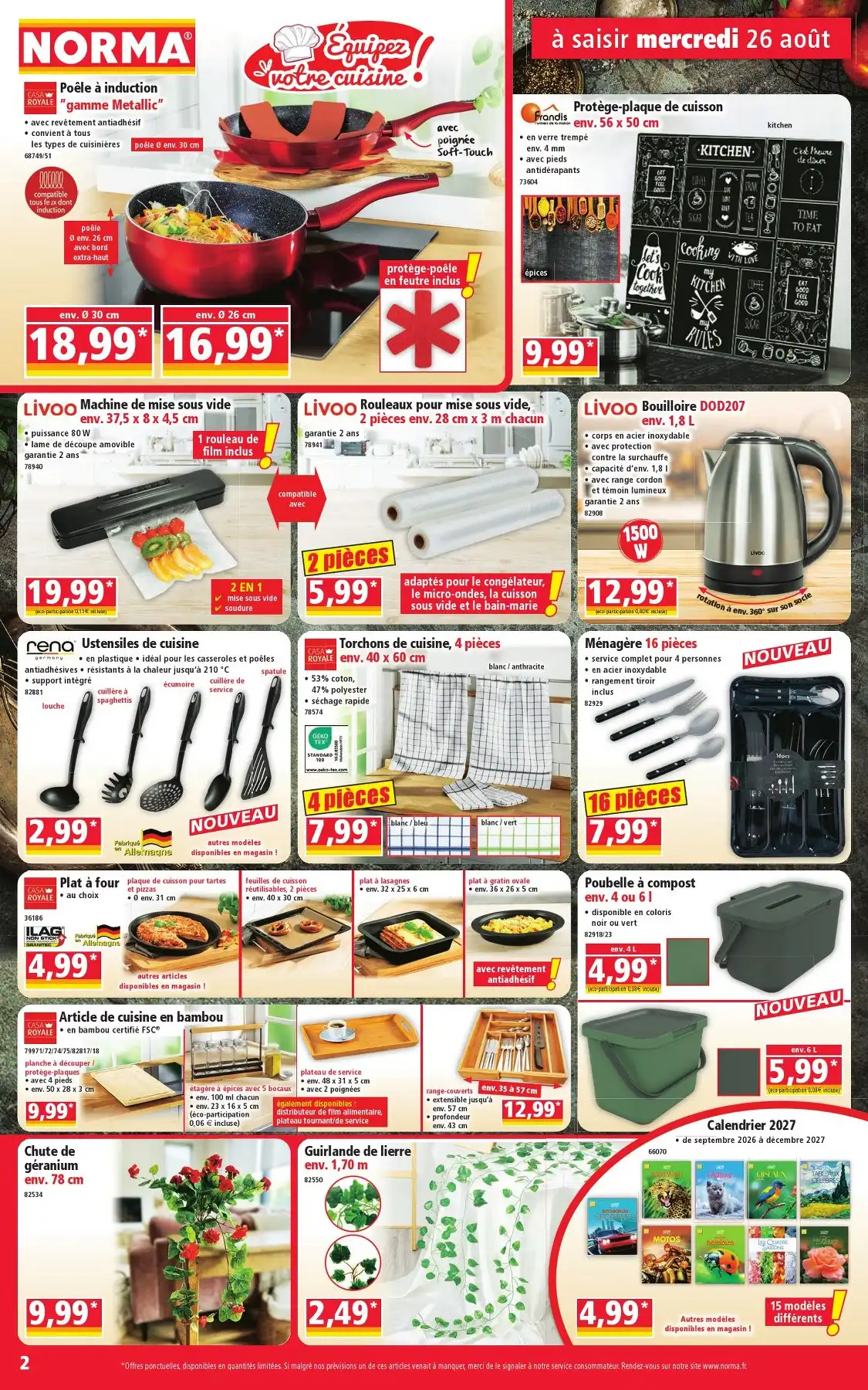 Catalogue Norma Du 26 Août Au 1 Septembre 2026 - Image 2 Du 26 Août