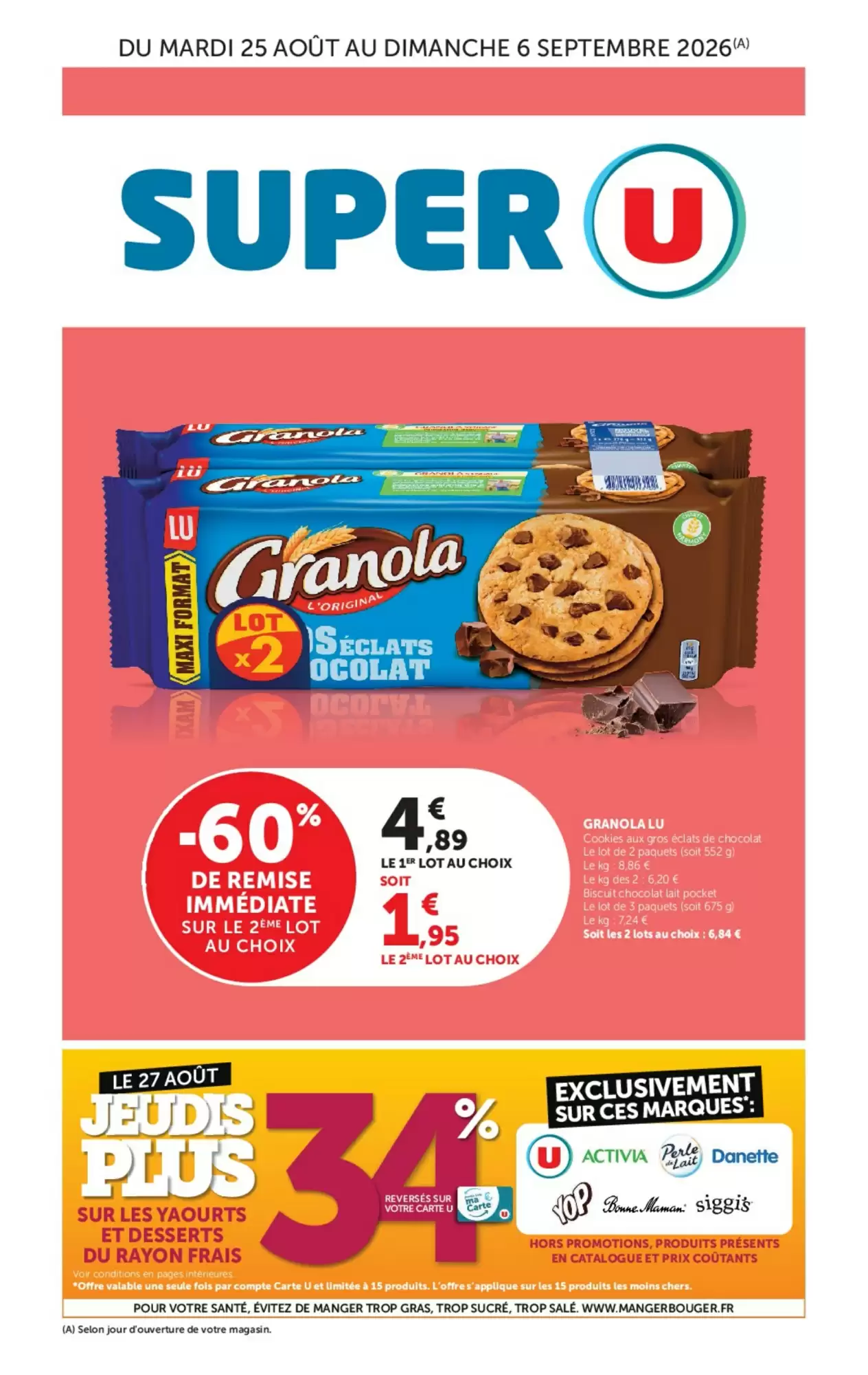 Catalogue Super U Du 25 Août Au 6 Septembre 2026 - Image 1 Du 25 Août