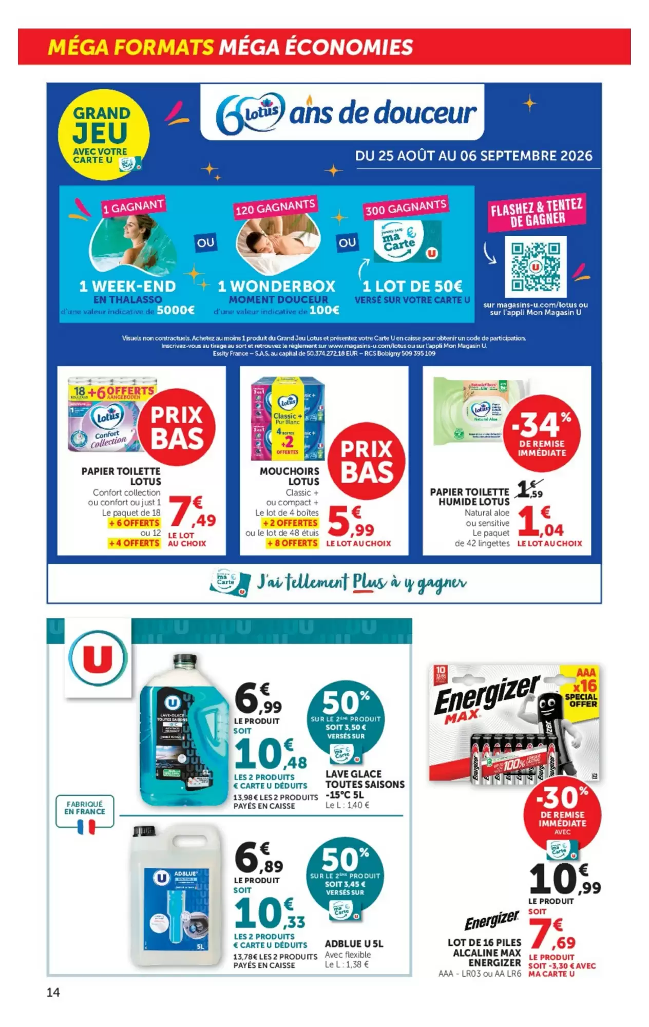 Catalogue Super U Du 25 Août Au 6 Septembre 2026 - Image 4 Du 25 Août