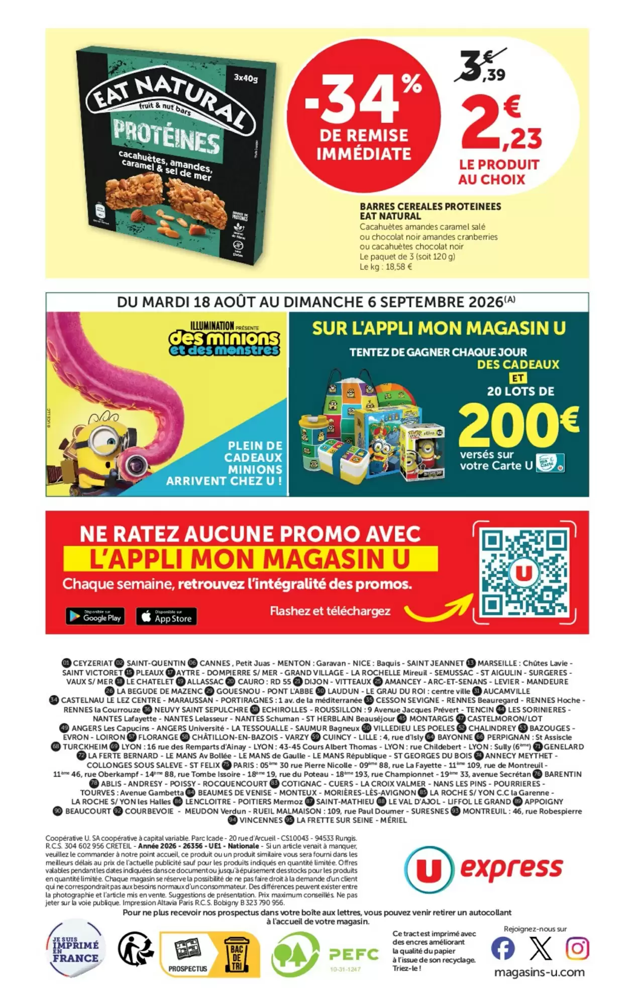Catalogue U Express Du 25 Août Au 6 Septembre 2026 - Image 2 Du 25 Août