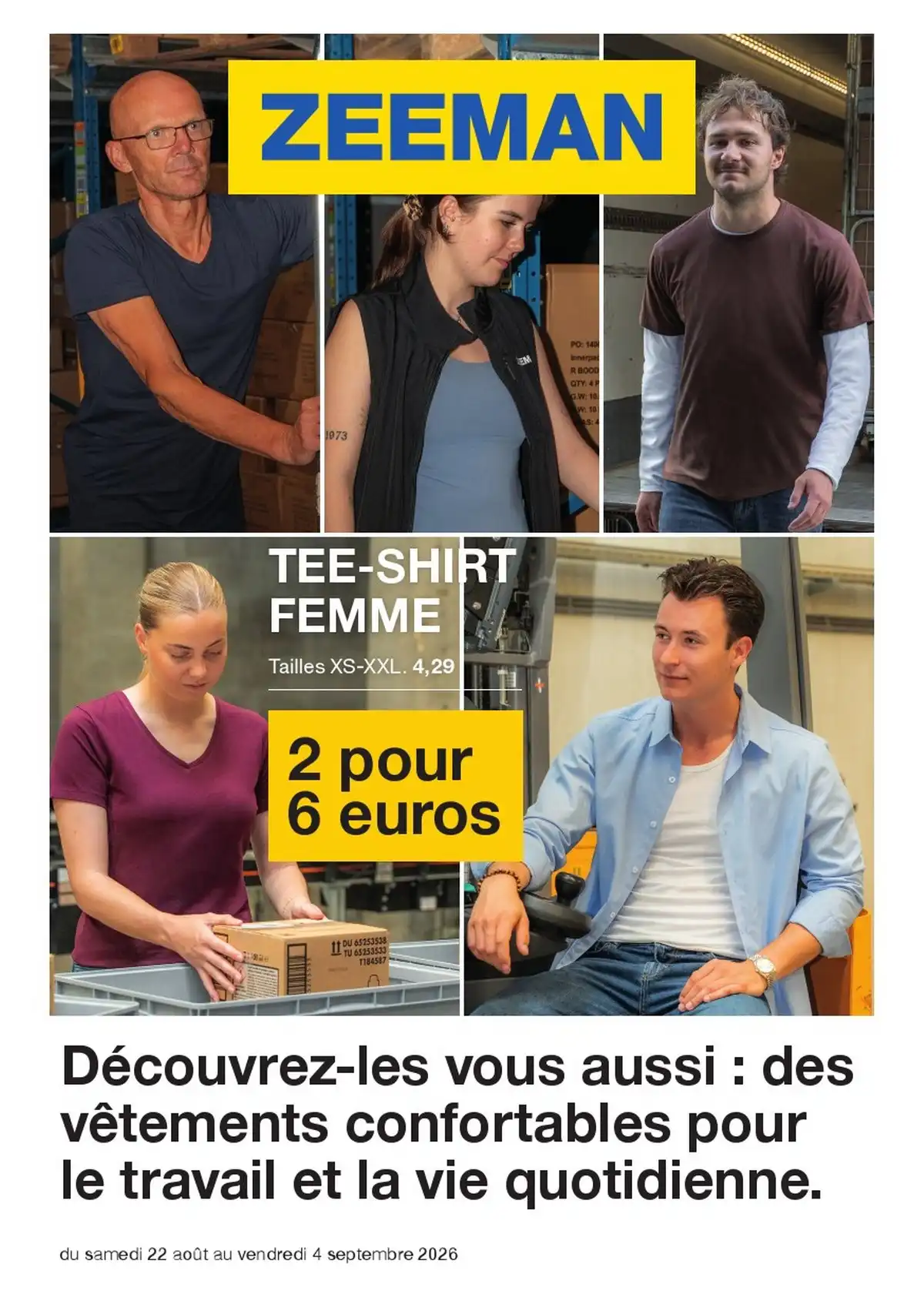 Catalogue Zeeman Du 22 Août Au 28 Août 2026 - Image 1 Du 22 Août