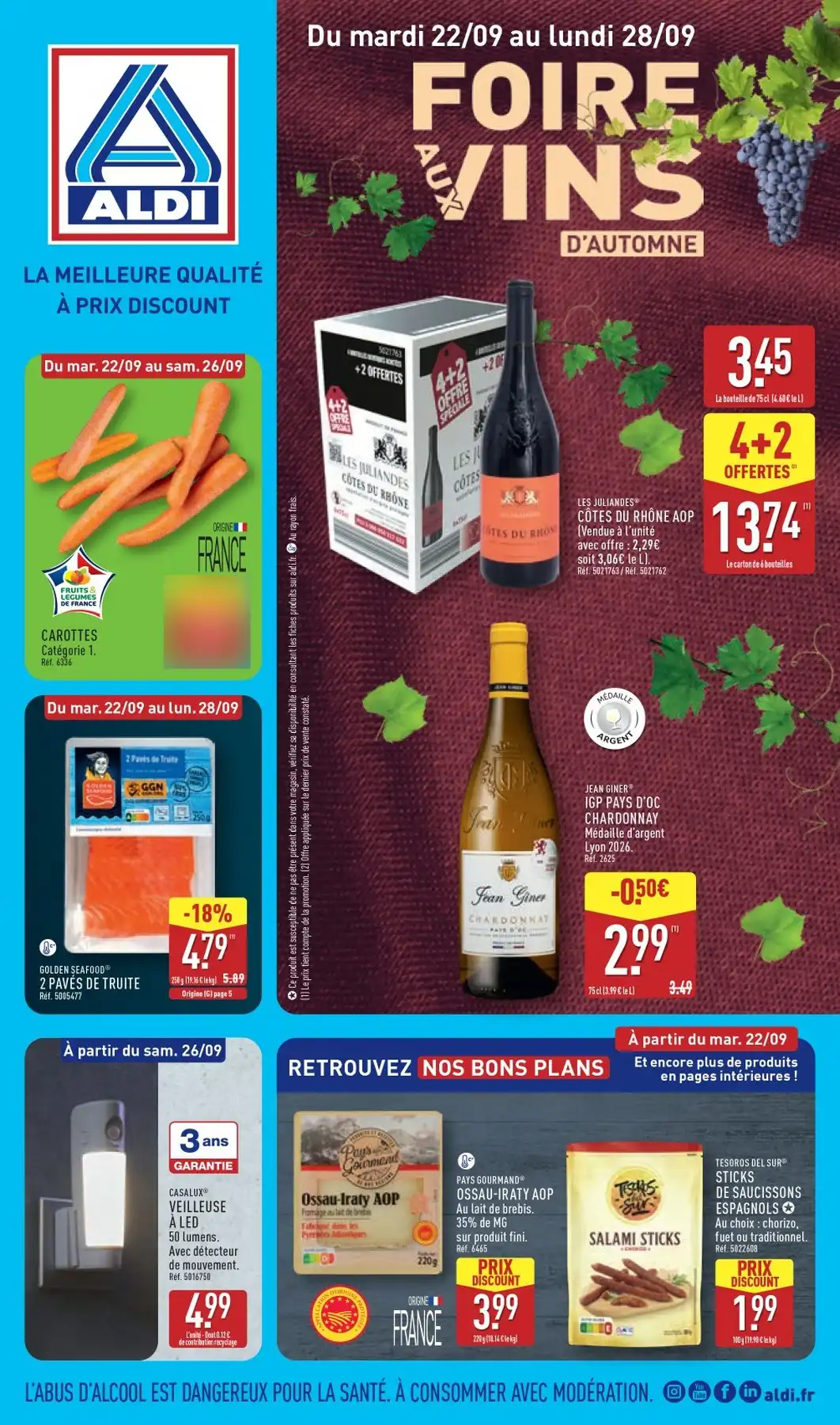 Catalogue Aldi Du 22 Septembre Au 28 Septembre 2026 - Image 1 Du 22 Septembre