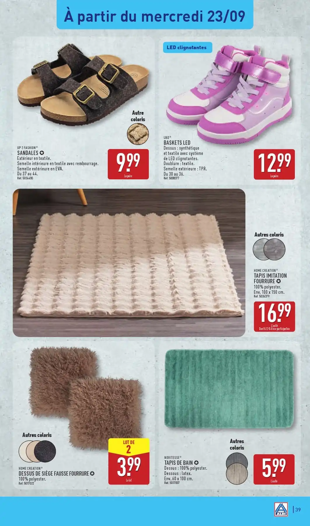 Catalogue Aldi Du 22 Septembre Au 28 Septembre 2026 - Image 3 Du 22 Septembre