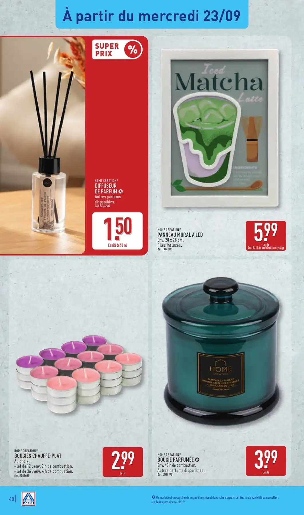 Catalogue Aldi Du 22 Septembre Au 28 Septembre 2026 - Image 4 Du 22 Septembre