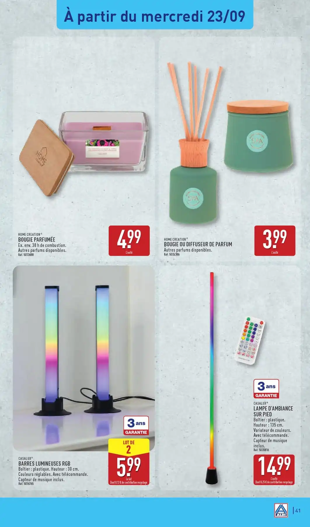 Catalogue Aldi Du 22 Septembre Au 28 Septembre 2026 - Image 5 Du 22 Septembre