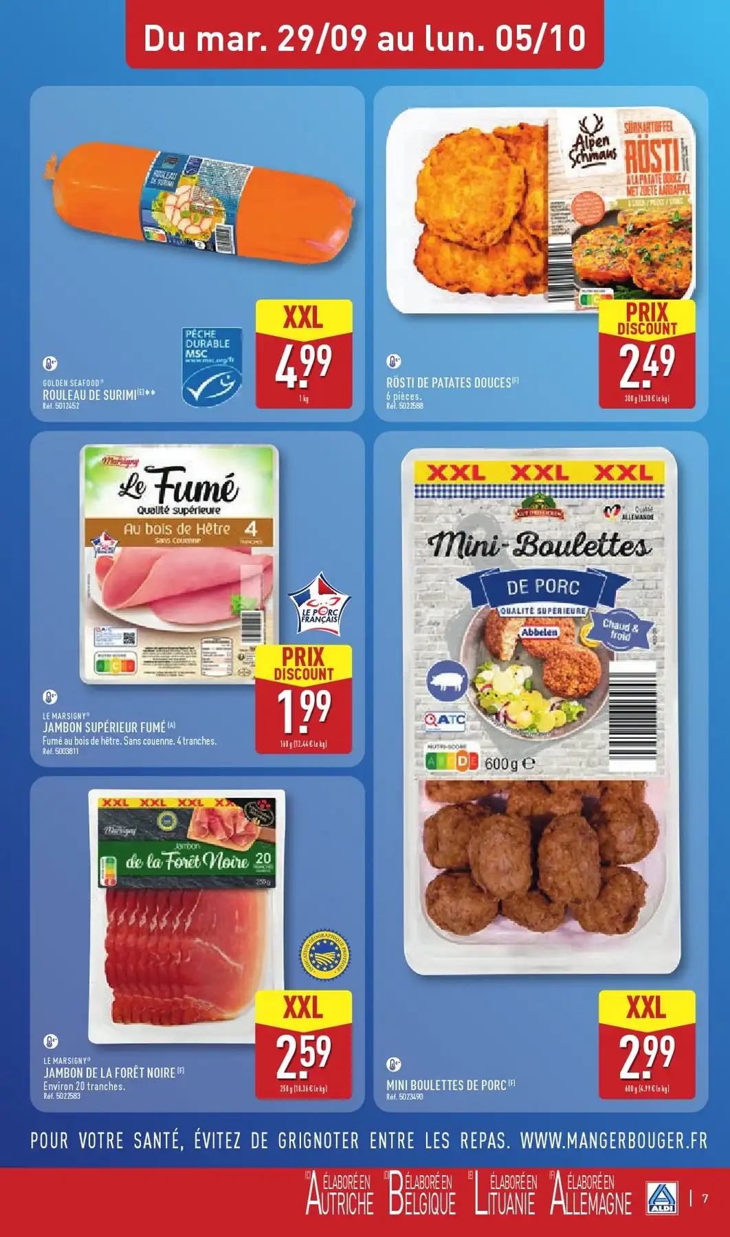 Catalogue Aldi Du 29 Septembre Au 5 Octobre 2026 - Image 3 Du 29 Septembre