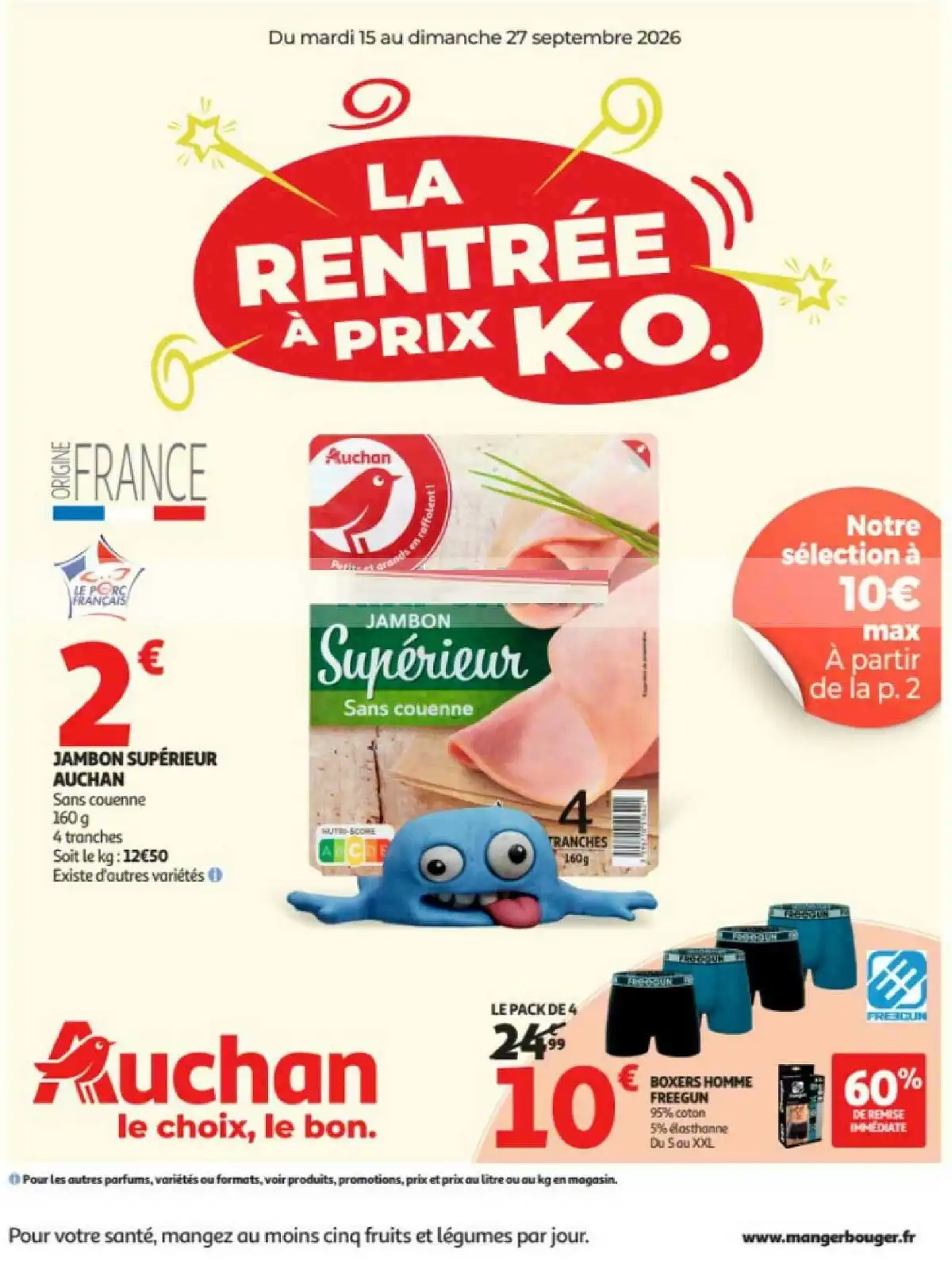 Catalogue Auchan Du 15 Septembre Au 27 Septembre 2026 - Image 1 Du 15 Septembre