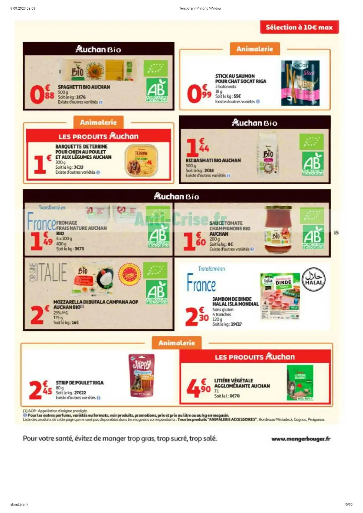 Catalogue Auchan Du 15 Septembre Au 27 Septembre 2026 - Image 1 Du 15 Septembre