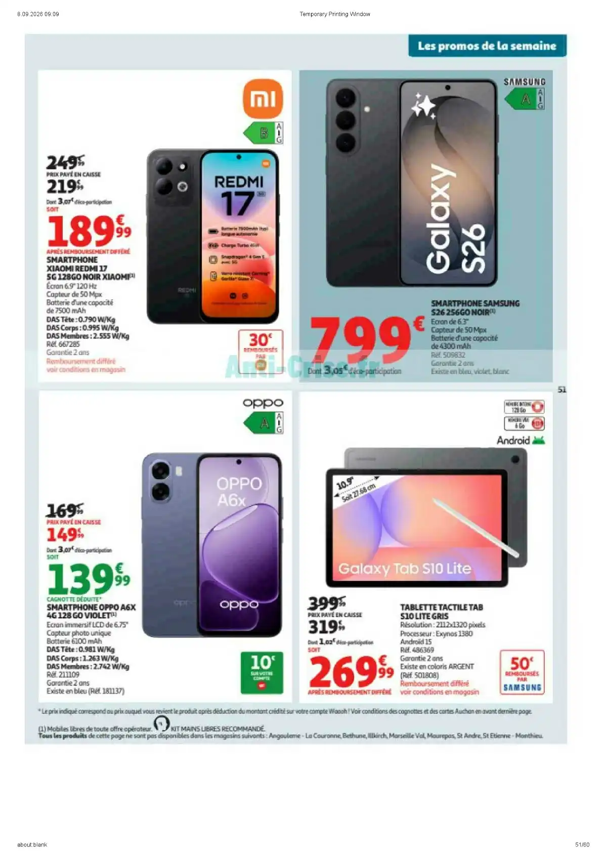 Catalogue Auchan Du 15 Septembre Au 27 Septembre 2026 - Image 1 Du 15 Septembre