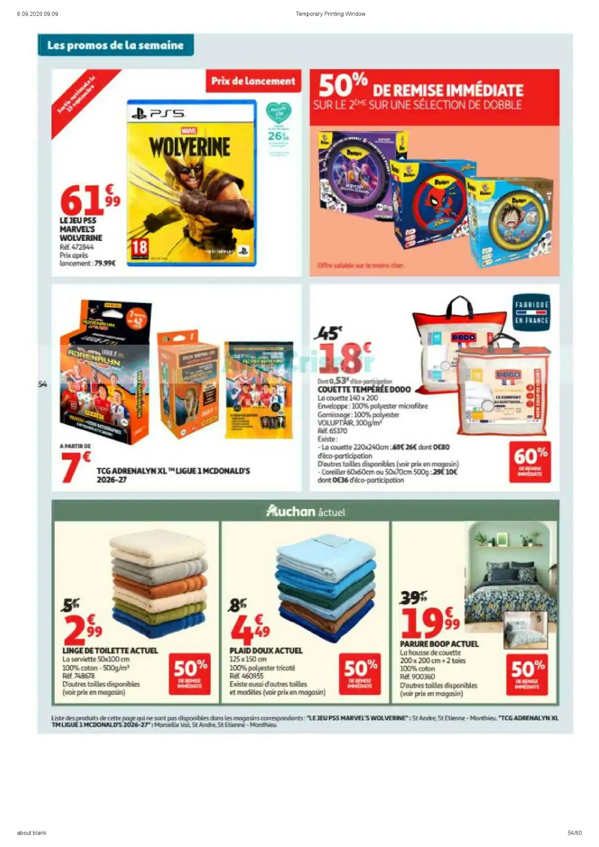 Catalogue Auchan Du 15 Septembre Au 27 Septembre 2026 - Image 4 Du 15 Septembre