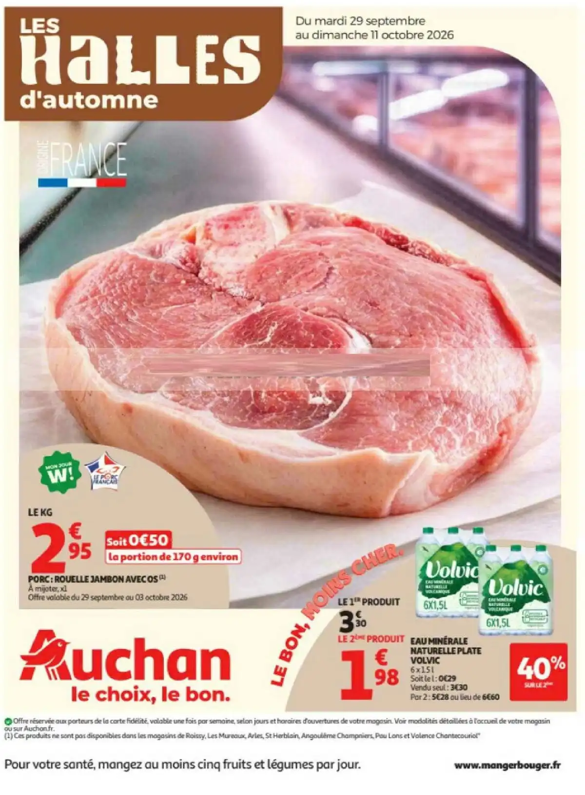 Catalogue Auchan Supermarché Du 29 Septembre Au 11 Octobre 2026 - Image 1 Auchan Supermarché