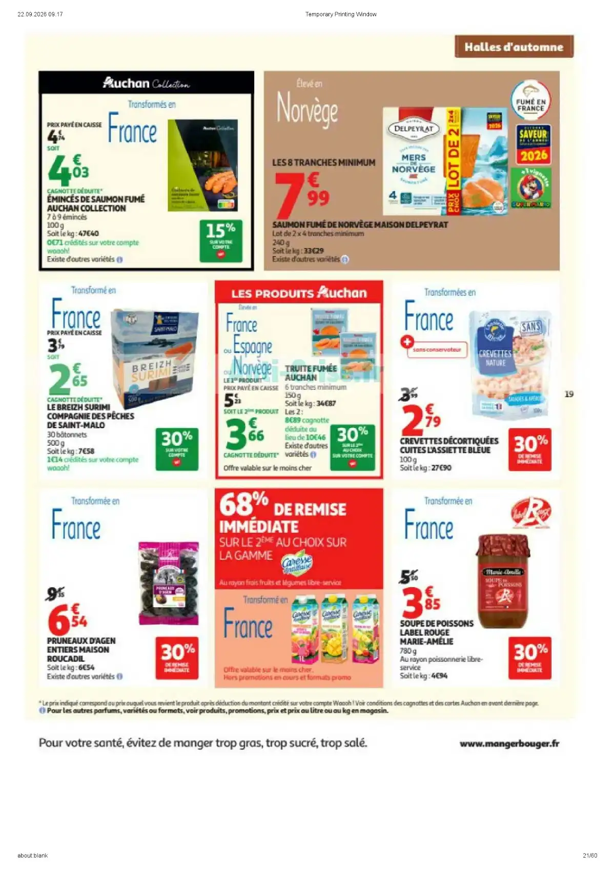 Catalogue Auchan Supermarché Du 29 Septembre Au 11 Octobre 2026 - Image 3 Auchan Supermarché