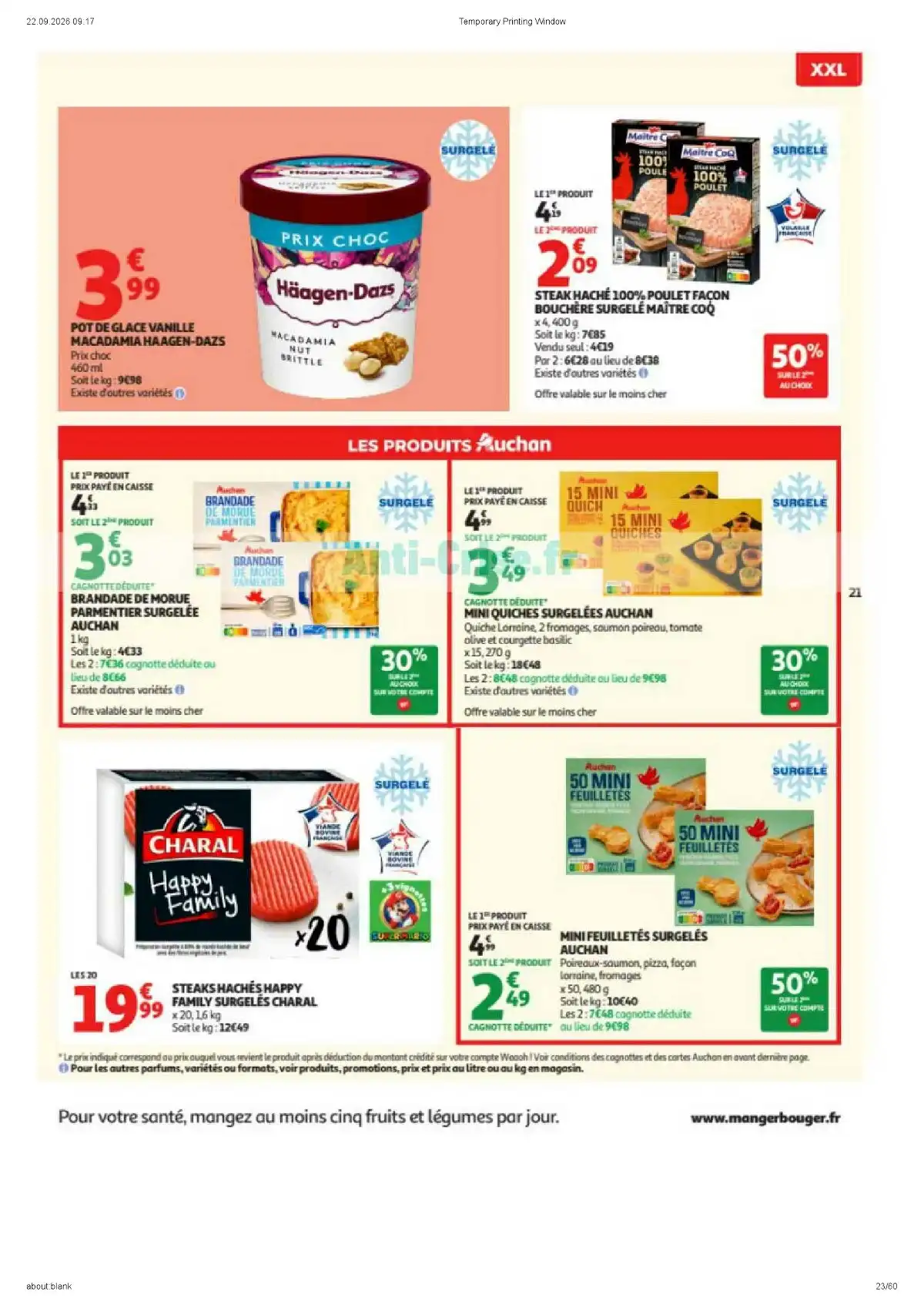Catalogue Auchan Supermarché Du 29 Septembre Au 11 Octobre 2026 - Image 1 Auchan Supermarché
