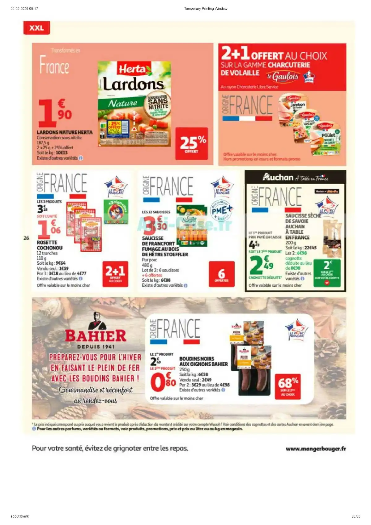 Catalogue Auchan Supermarché Du 29 Septembre Au 11 Octobre 2026 - Image 2 Auchan Supermarché