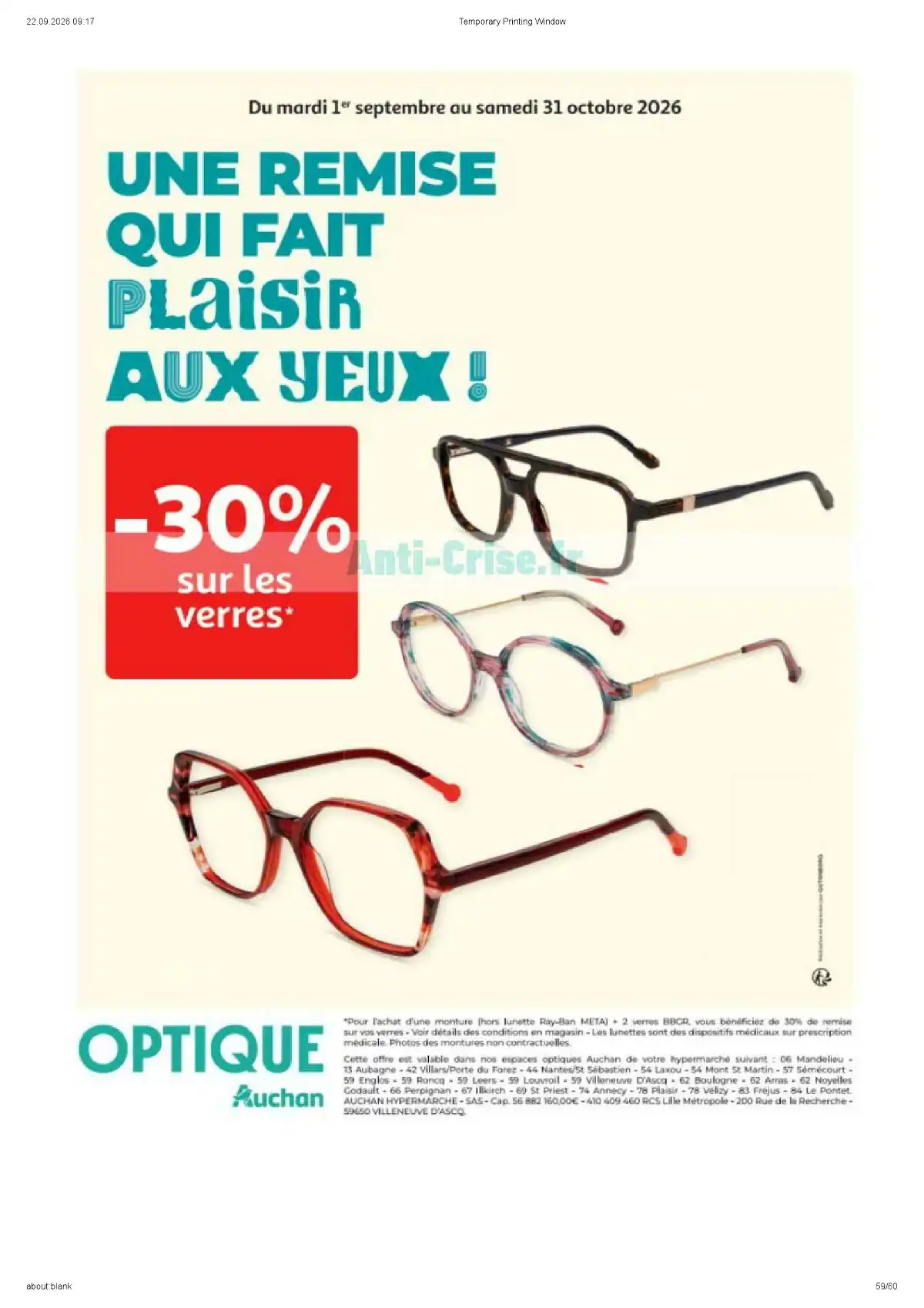 Catalogue Auchan Supermarché Du 29 Septembre Au 11 Octobre 2026 - Image 1 Auchan Supermarché