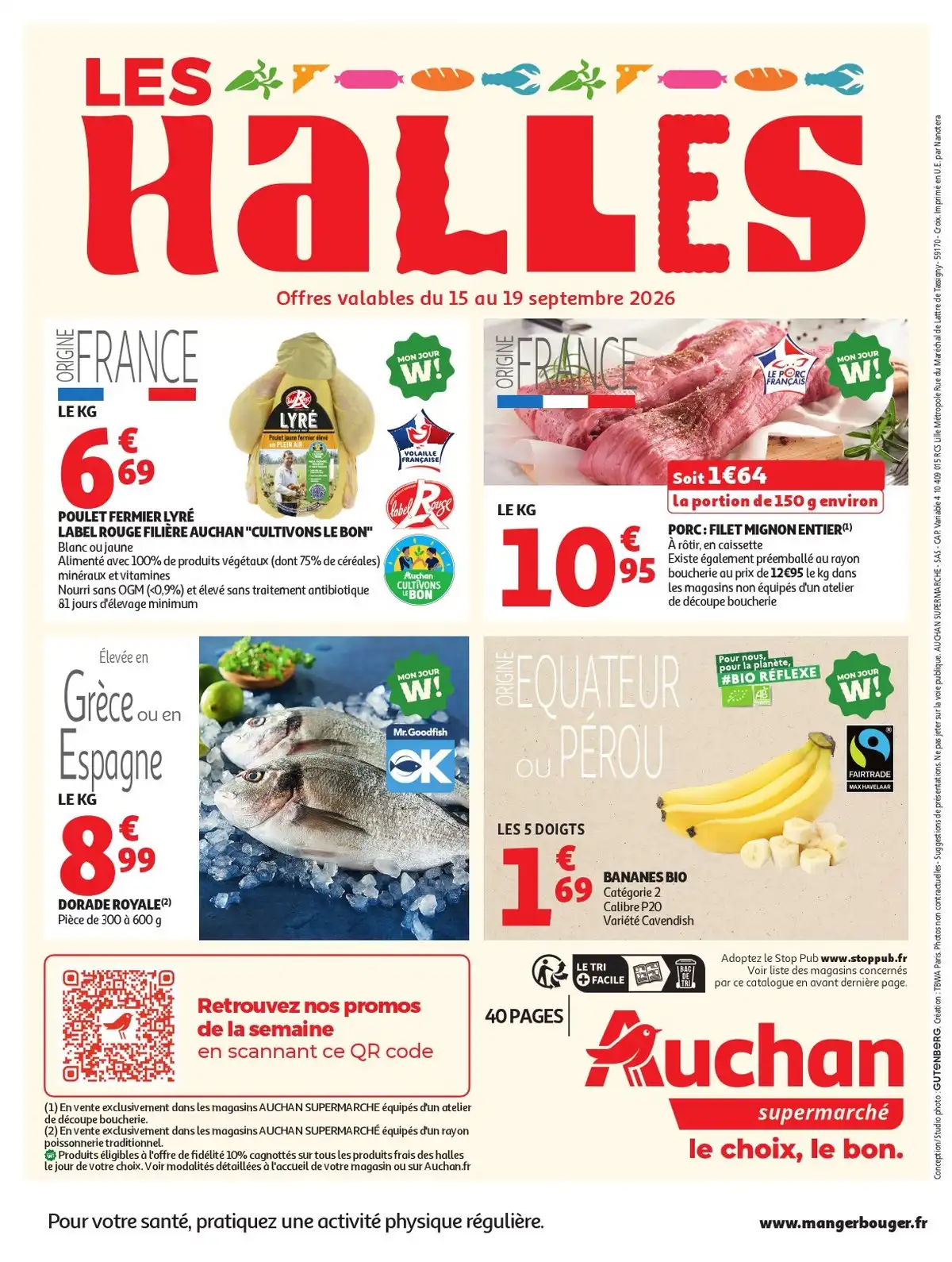 Catalogue Auchan Supermarché Du 15 Septembre Au 27 Septembre 2026 - Image 2 Du 15 Septembre