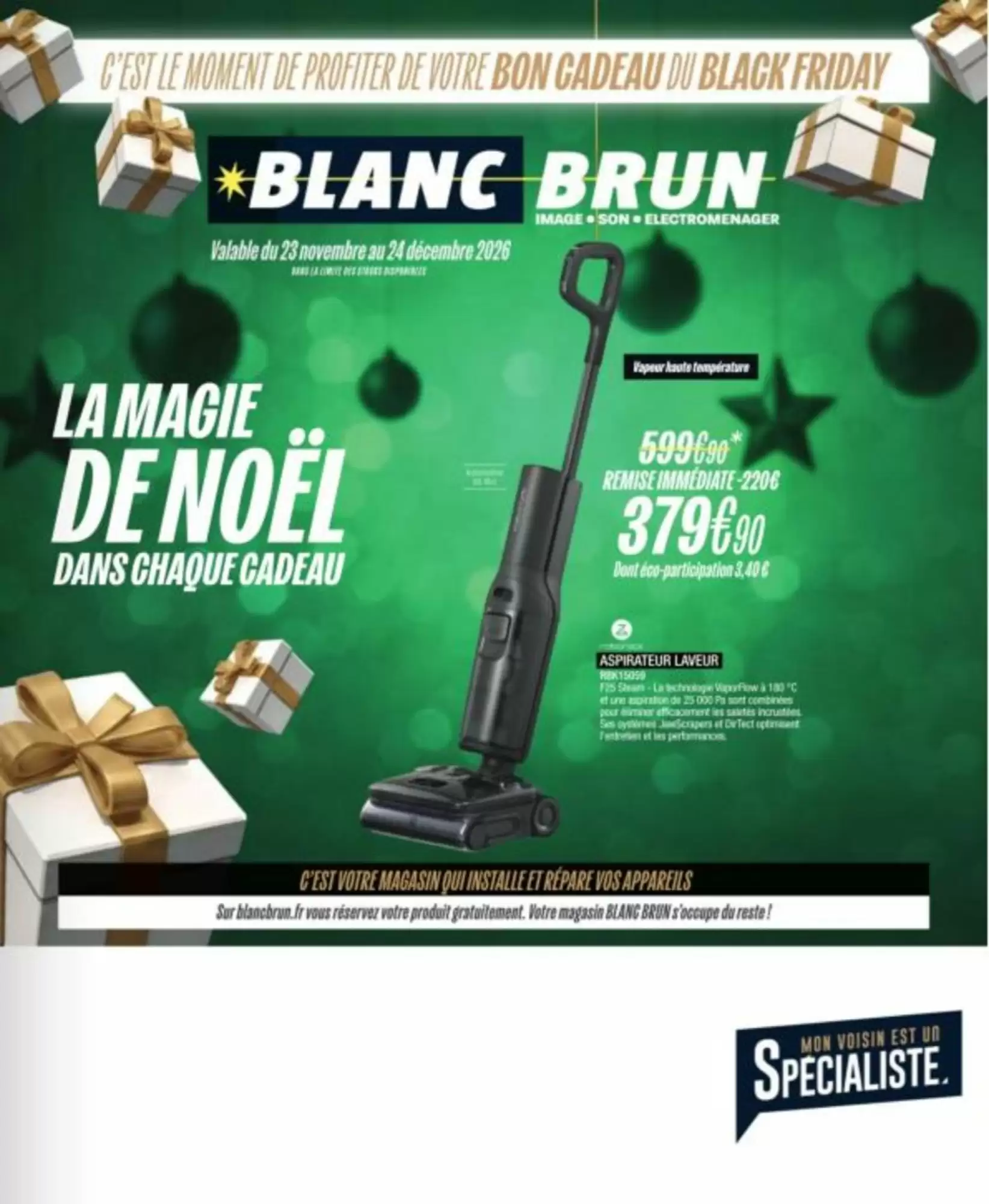 Catalogue Blanc Brun Noël 2026 - Image 1 Du 23 Novembre - 24 Décembre 2026