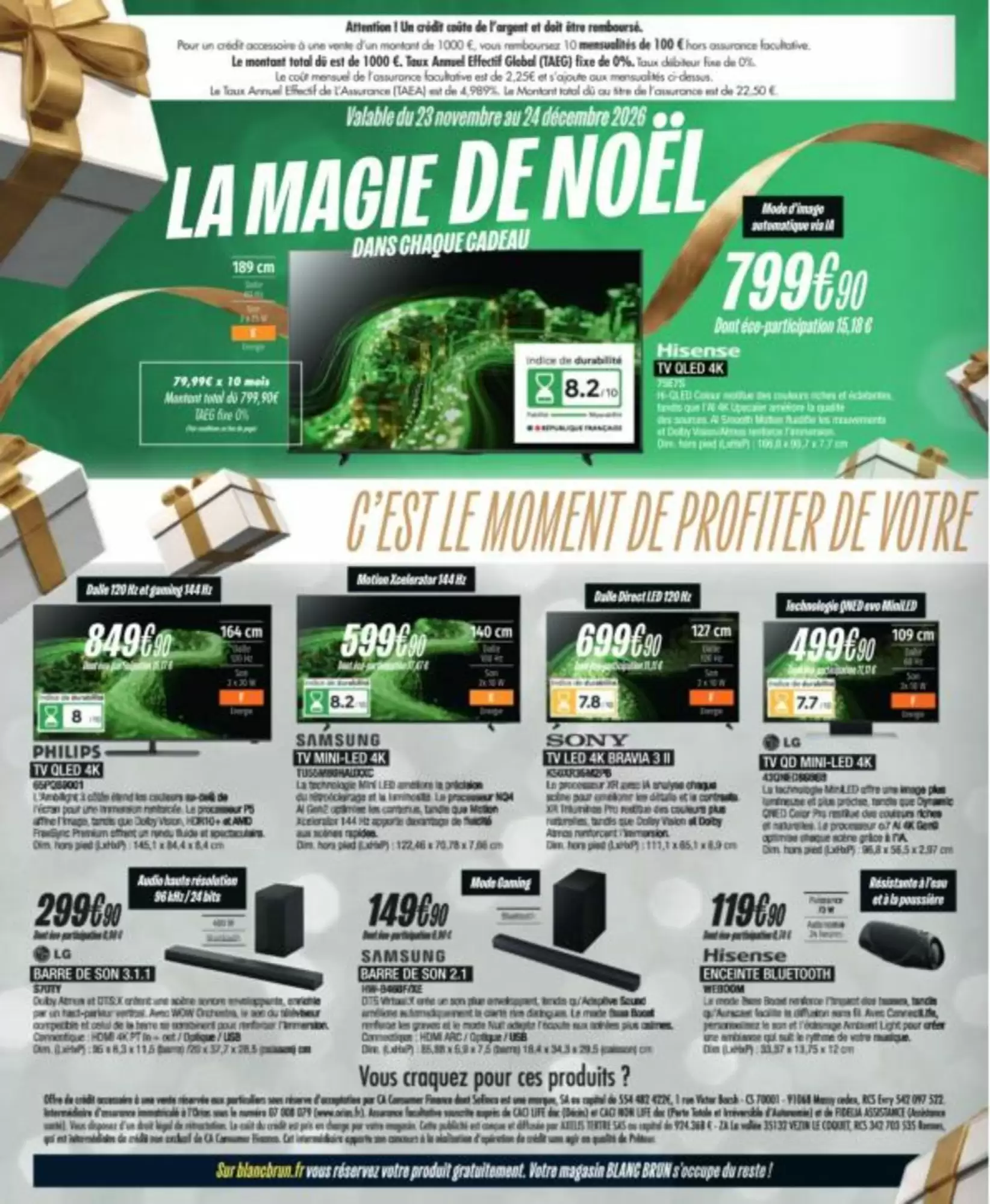 Catalogue Blanc Brun Noël 2026 - Image 2 Du 23 Novembre - 24 Décembre 2026