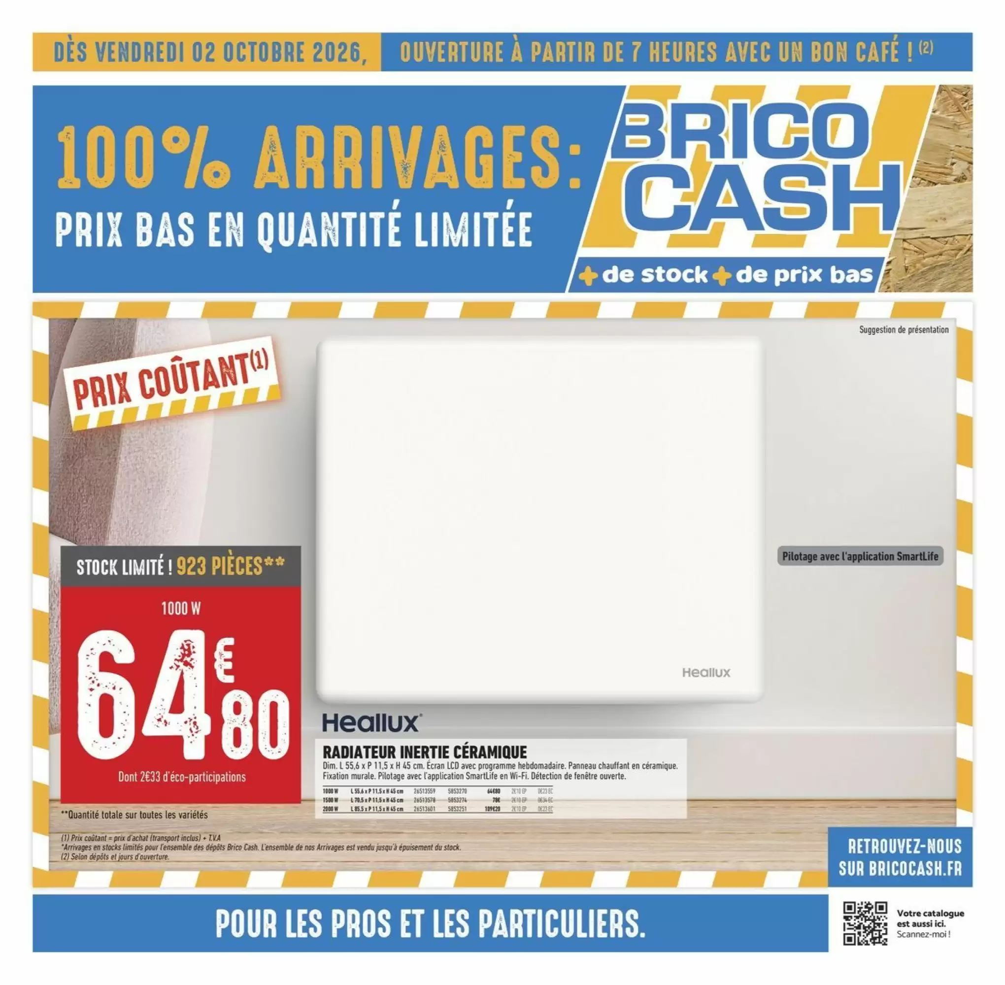 Catalogue Brico Cash Du 6 Octobre Au 15 Octobre 2026 - Image 1 Du 6 Octobre