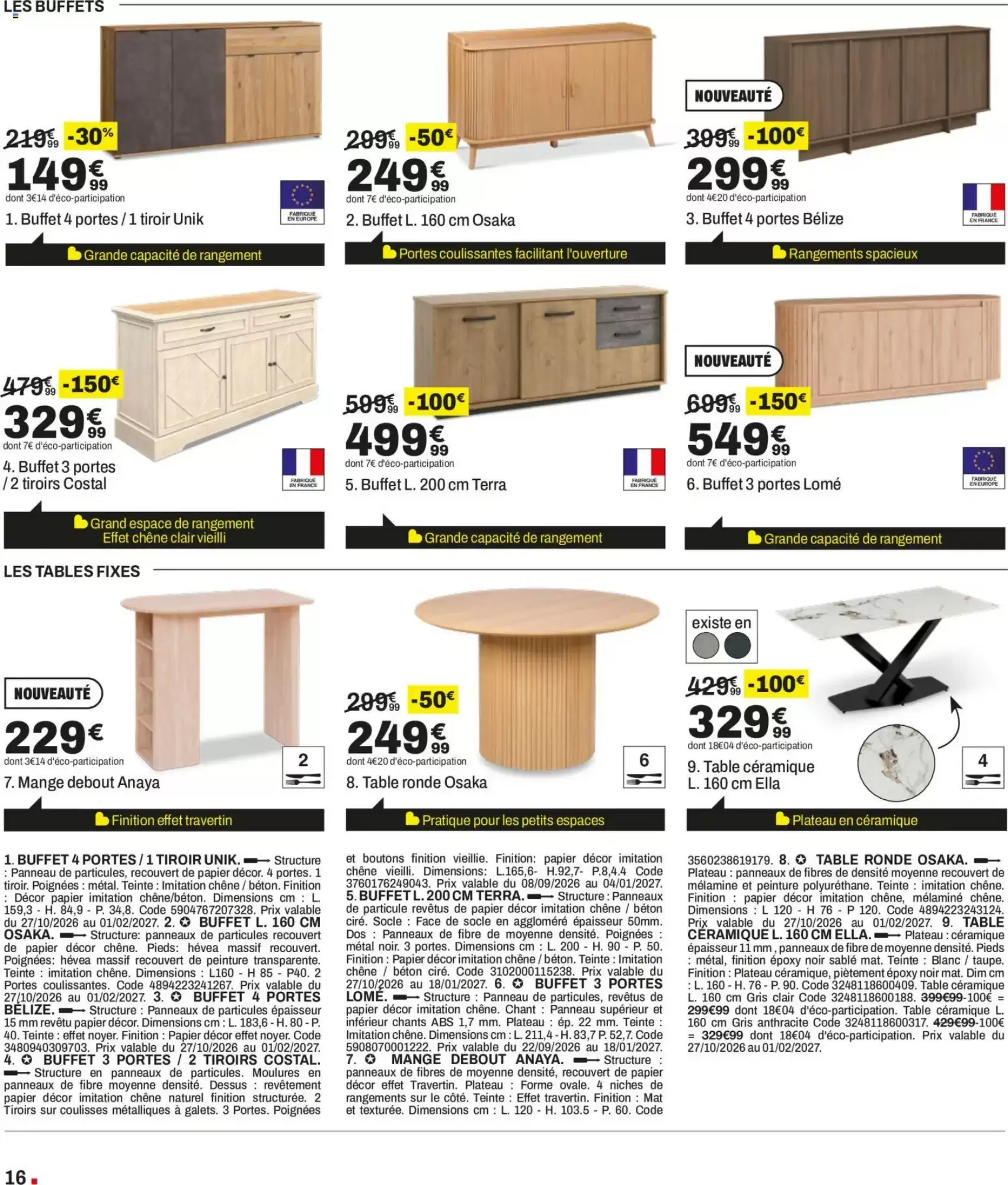 Du 27 Octobre 28 Janvier 2027