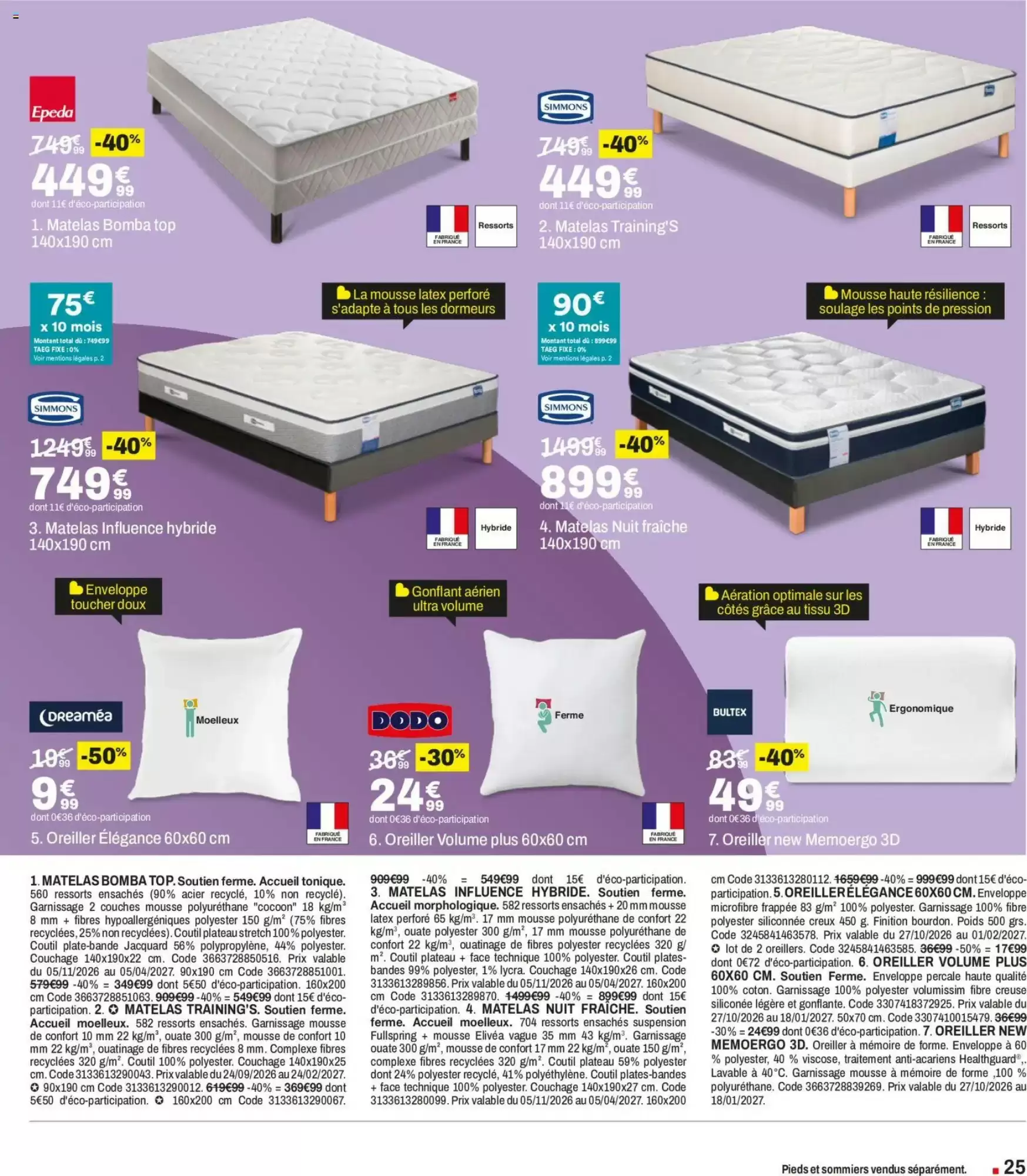 Du 27 Octobre 28 Janvier 2027