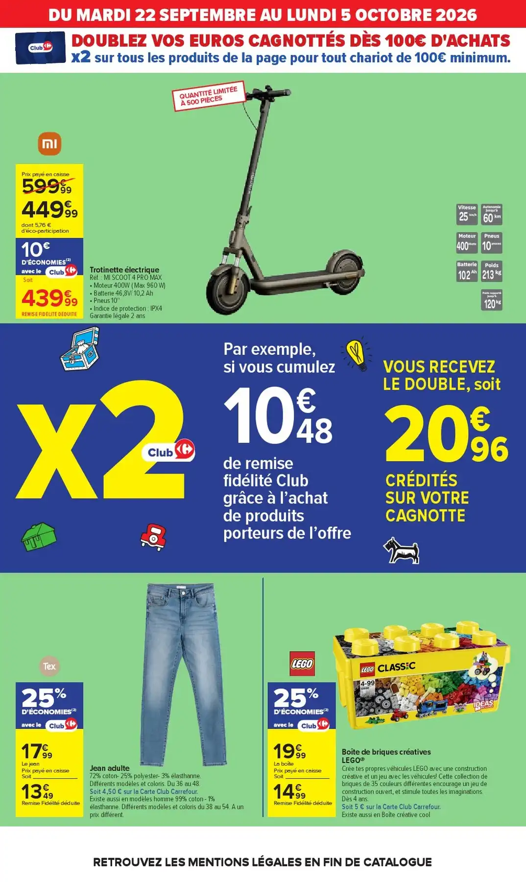 Catalogue Carrefour Du 22 Septembre Au 4 Octobre 2026 - Image 1 Du 22 Septembre