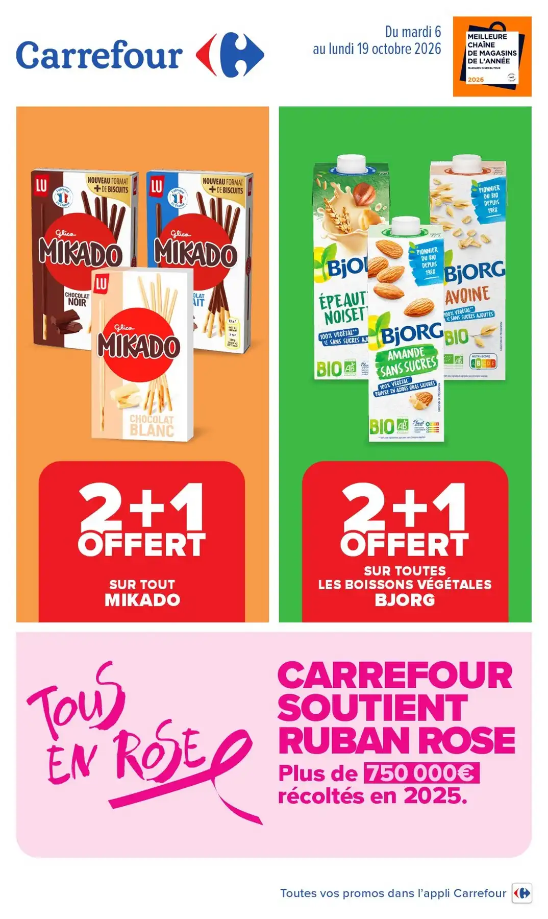 Catalogue Carrefour Du 6 Octobre Au 19 Octobre 2026 - Image 1 Du 6 Octobre