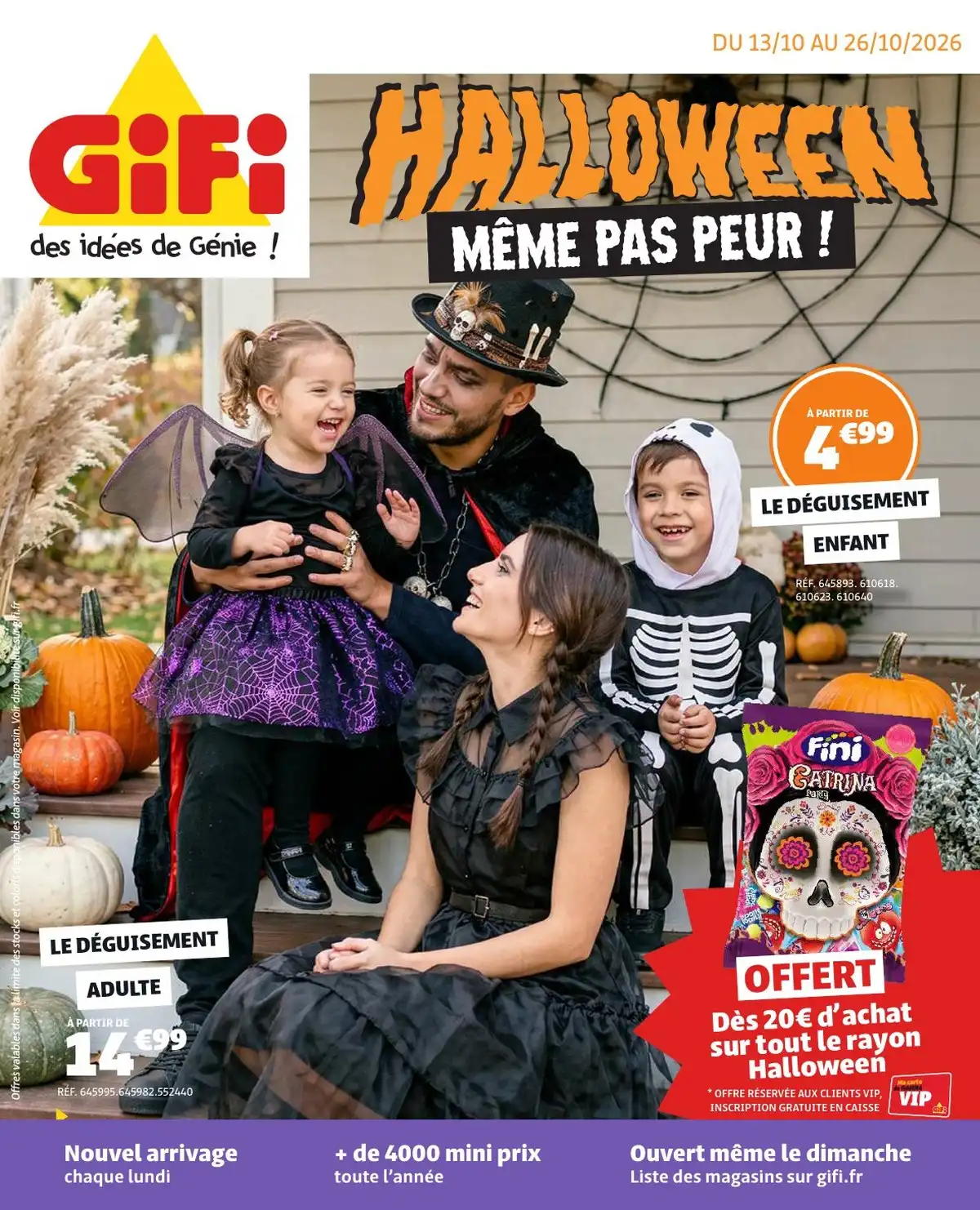 Catalogue Gifi Du 13 Octobre Au 26 Octobre 2026 - Image 1 Du 13 Octobre Halloween