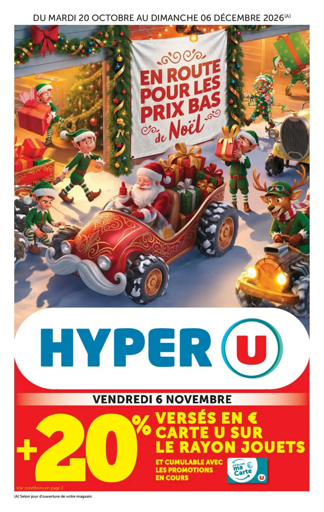 Catalogue Hyper U Noël 2026 - Image 1 Du 20 Octobre - 6 Décembre 2026