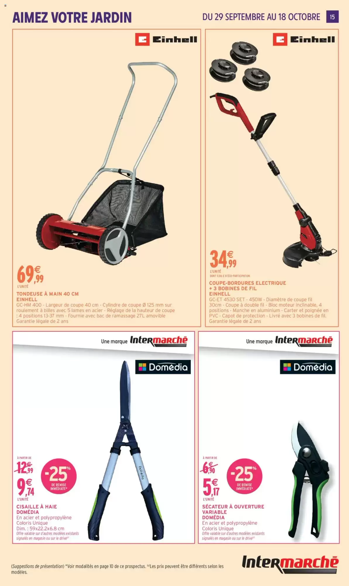 Catalogue Intermarché Super Du 29 Septembre Au 11 Octobre 2026 - Image 1 Du 29 Septembre - 18 Octobre