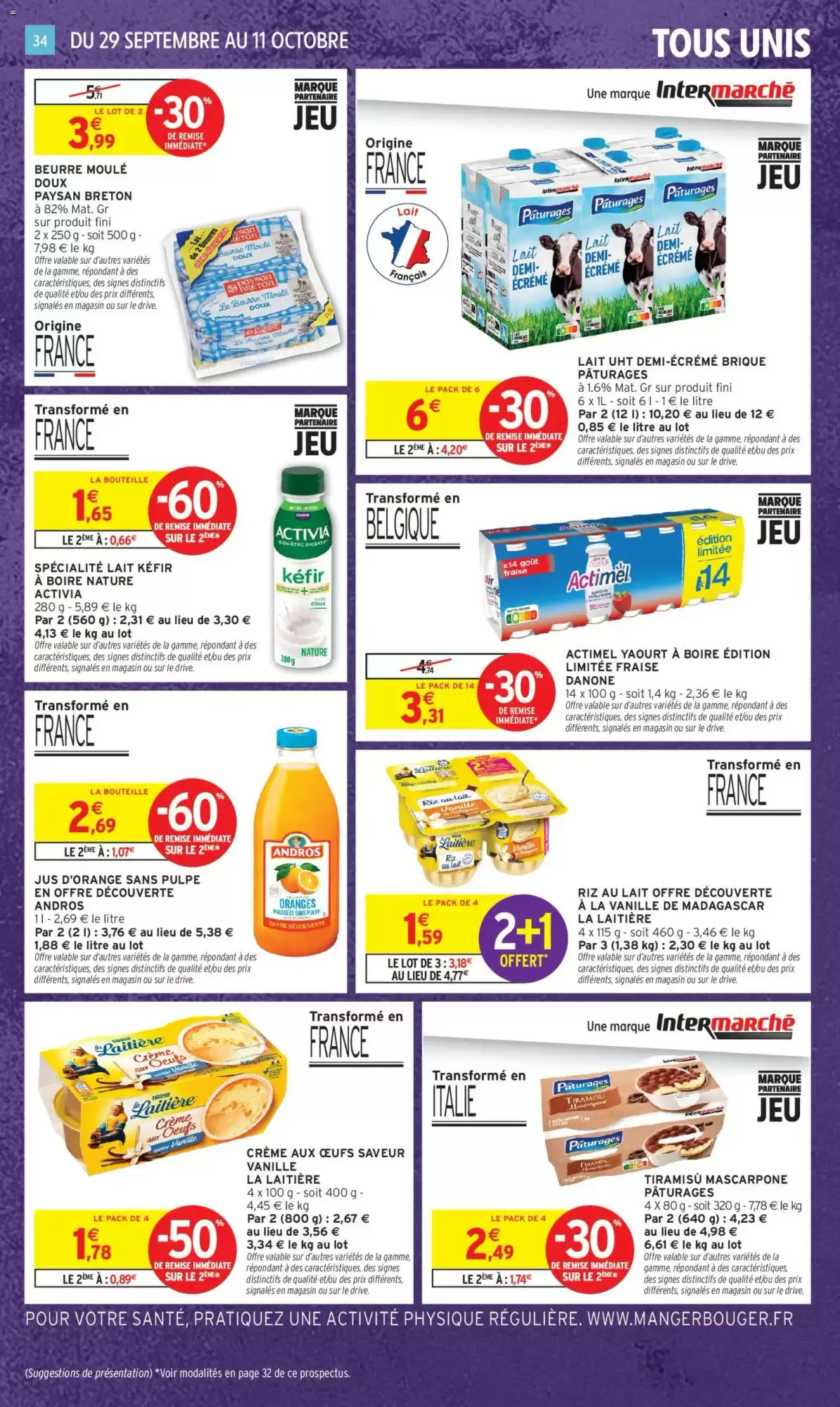 Du 29 Septembre