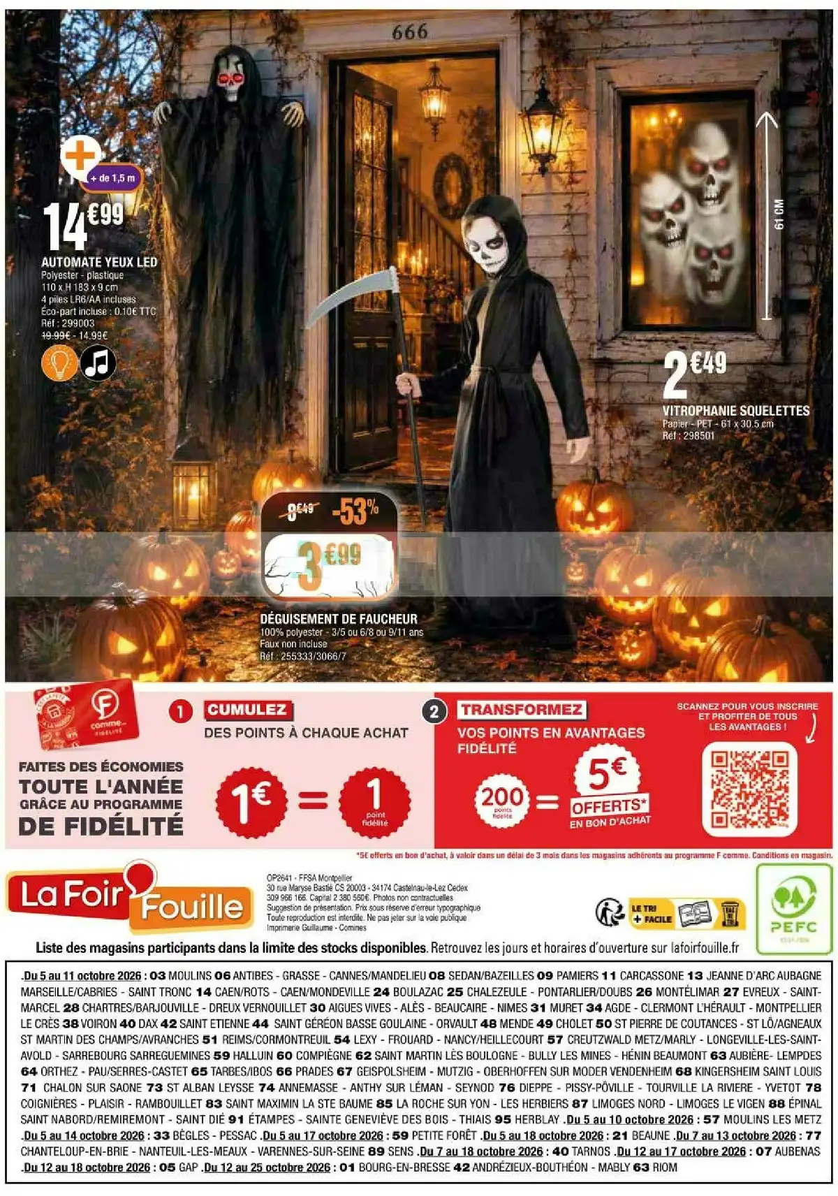 Catalogue La Foir'Fouille Du 5 Octobre Au 25 Octobre 2026 - Image 2 Du 5 Octobre Halloween
