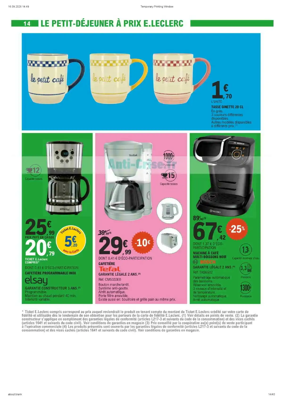 Catalogue Leclerc Du 22 Septembre Au 3 Octobre 2026 - Image 6 Du 22 Septembre