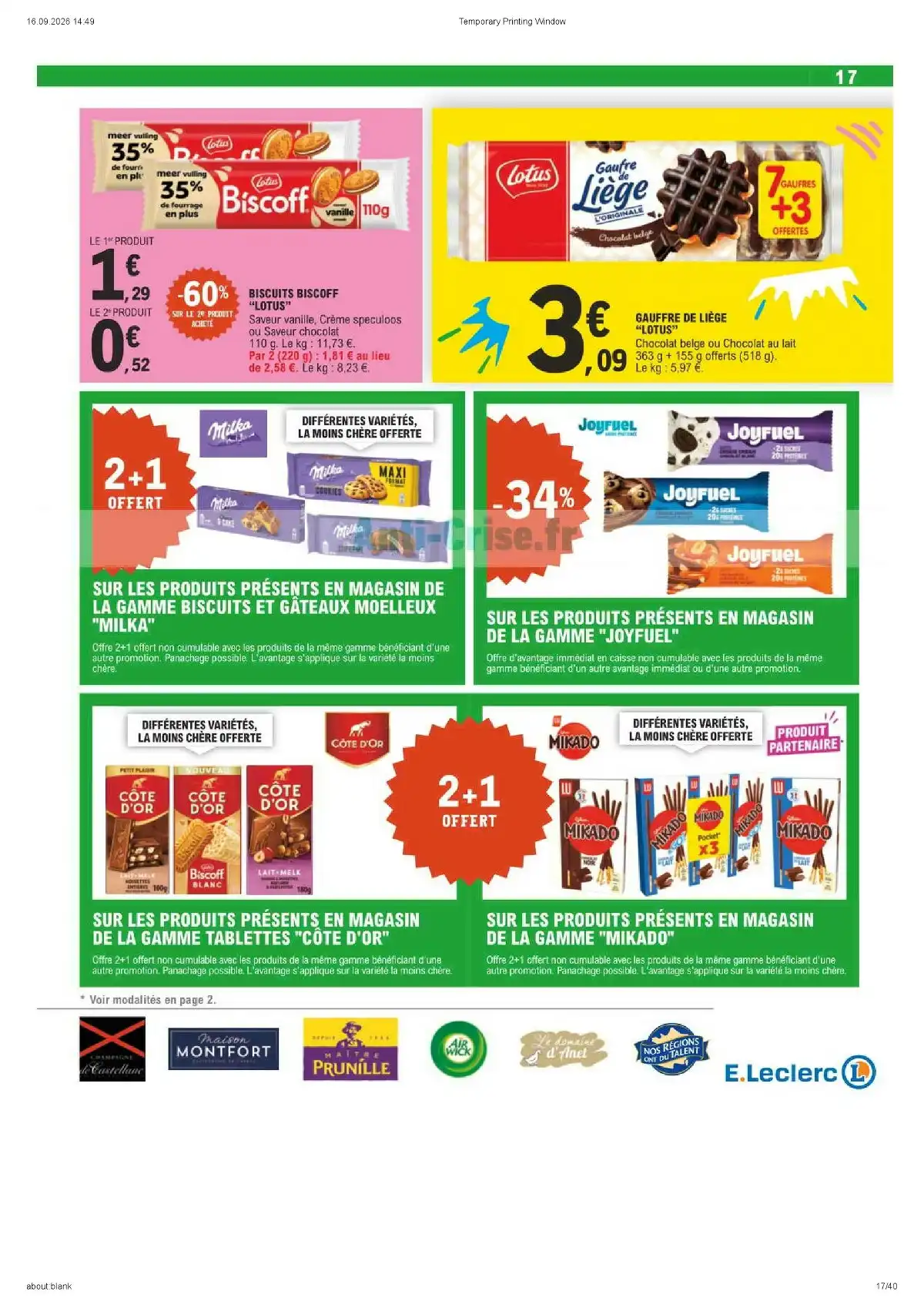 Catalogue Leclerc Du 22 Septembre Au 3 Octobre 2026 - Image 3 Du 22 Septembre