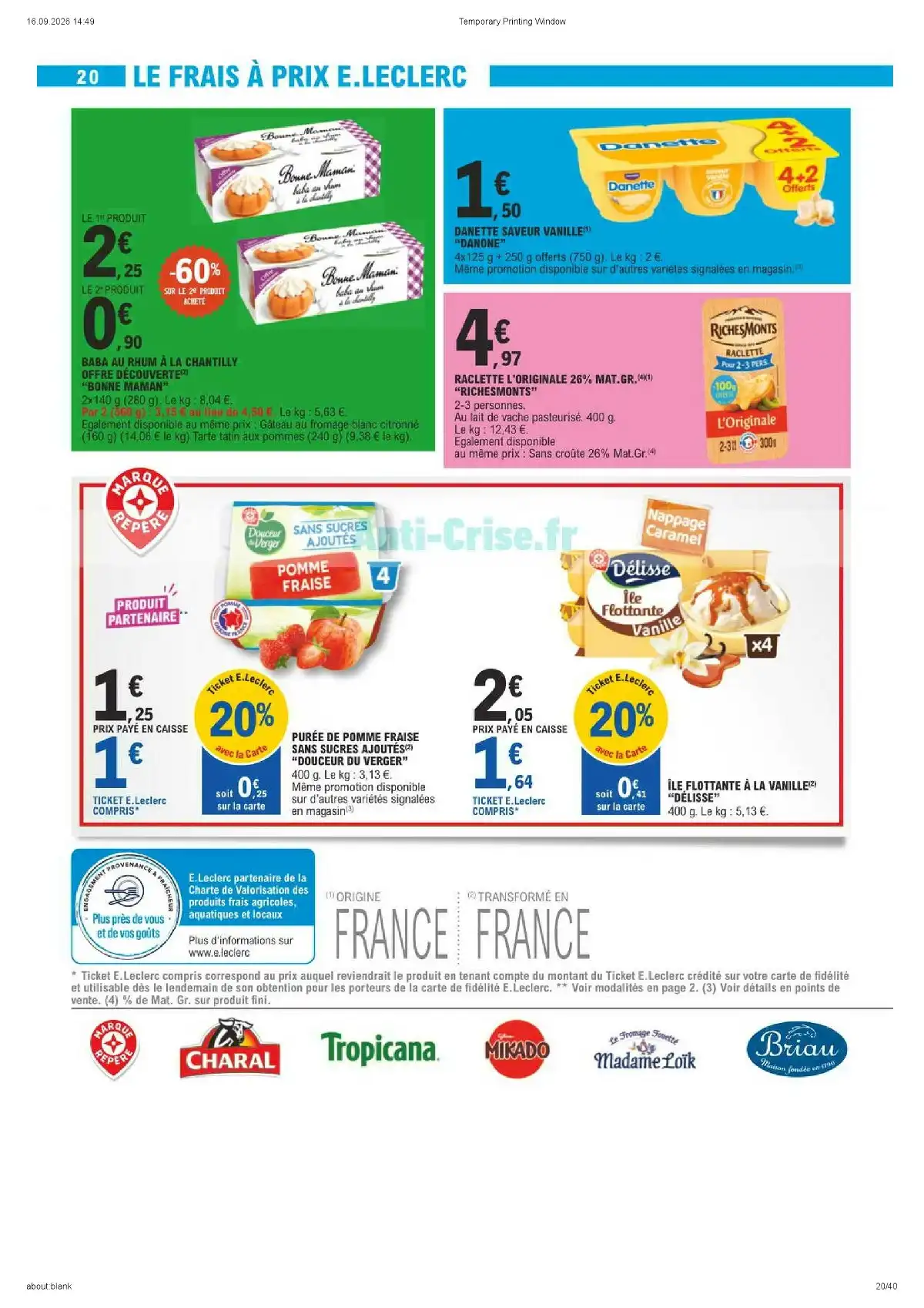 Catalogue Leclerc Du 22 Septembre Au 3 Octobre 2026 - Image 6 Du 22 Septembre