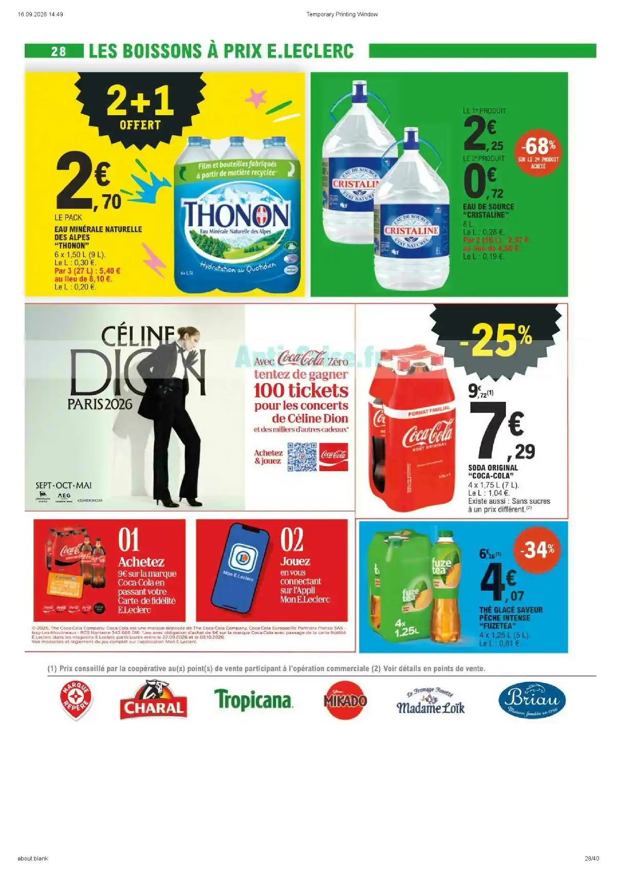 Catalogue Leclerc Du 22 Septembre Au 3 Octobre 2026 - Image 2 Du 22 Septembre